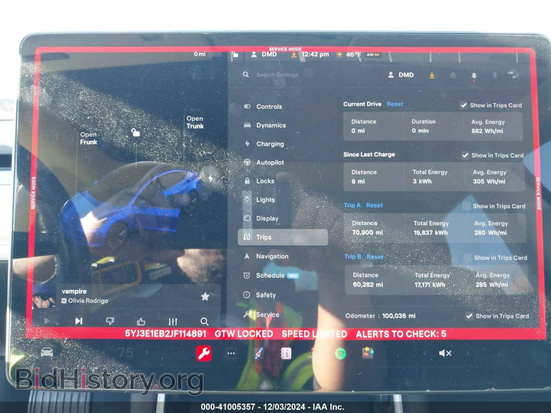 2018 TESLA MODEL 3 - VIN: 5YJ3E1EB2JF114891 - Фото 7