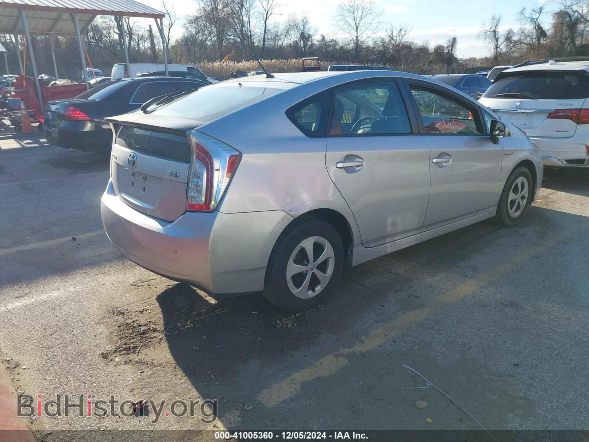 2014 TOYOTA PRIUS - VIN: JTDKN3DU4E1759891 - Фото 4