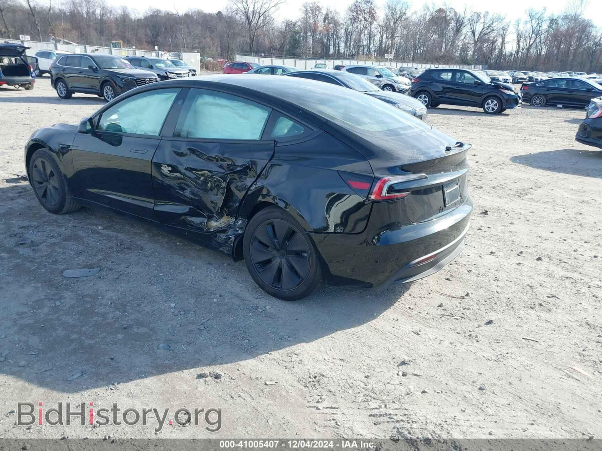 2024 TESLA MODEL 3 - VIN: 5YJ3E1EA1RF718046 - Фото 3