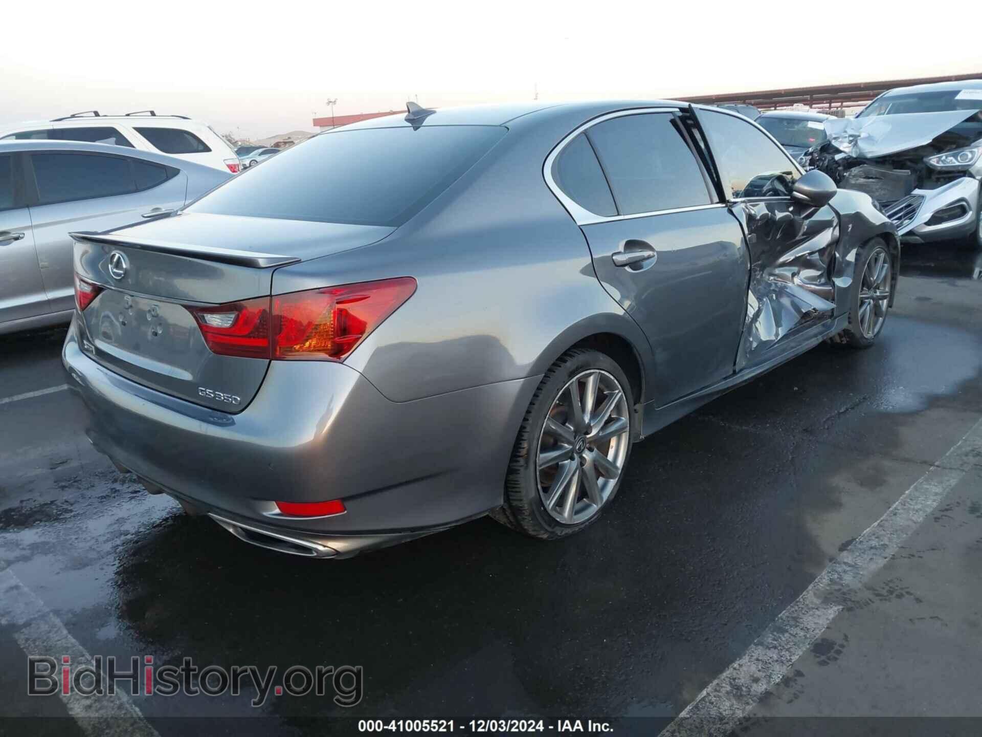 2014 LEXUS GS 350 - VIN: JTHBE1BL8E5032887 - Фото 4