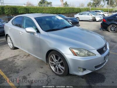 2007 Lexus IS 250, серебристый — VIN JTHBK262X75041190, IAAI