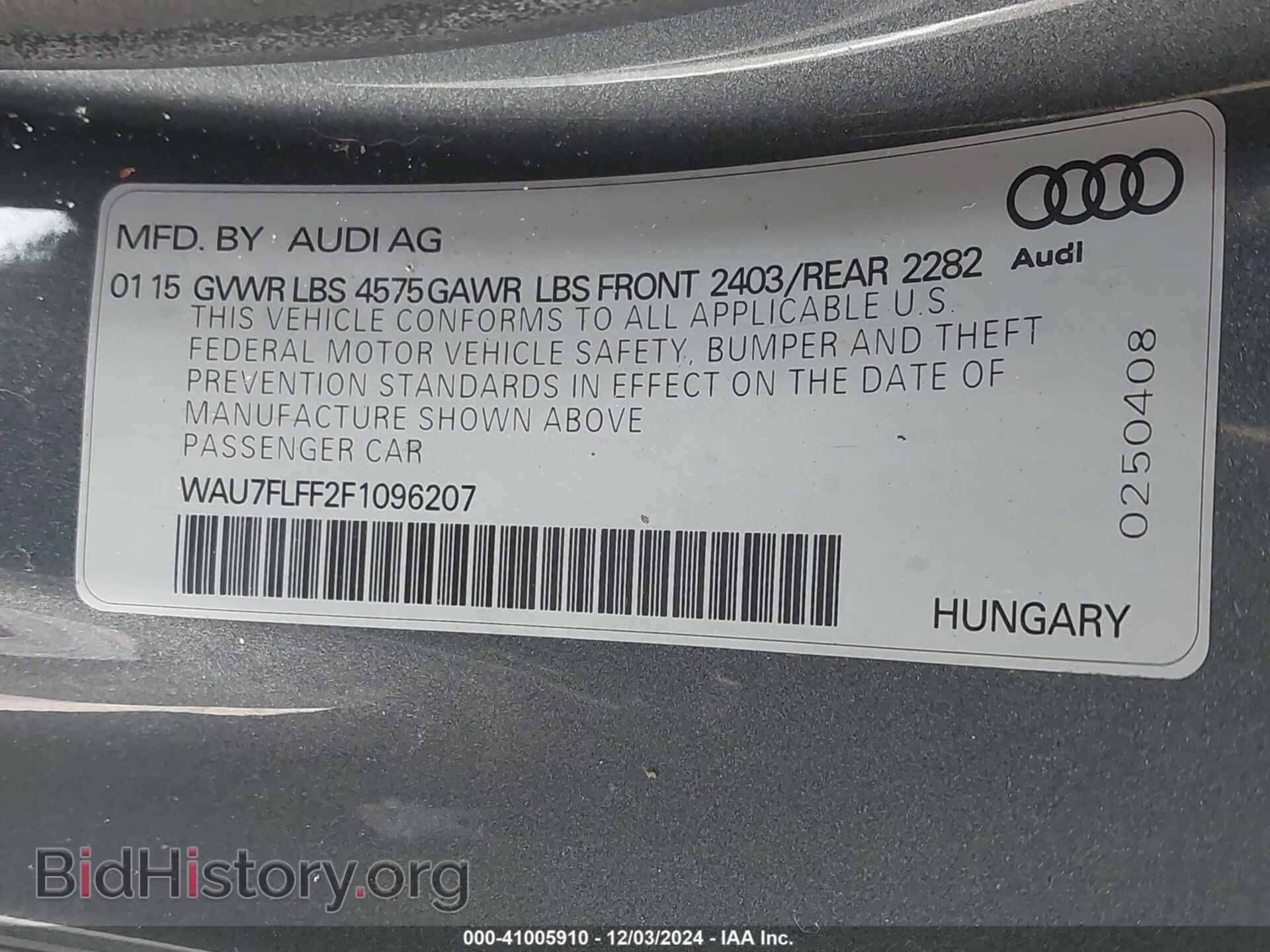 2015 AUDI A3 - VIN: WAU7FLFF2F1096207 - Photo 9