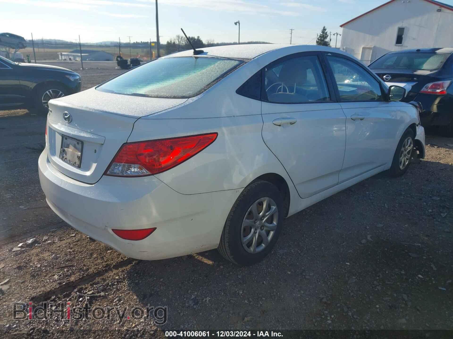 2013 HYUNDAI ACCENT - VIN: KMHCT4AE9DU506975 - Фото 4
