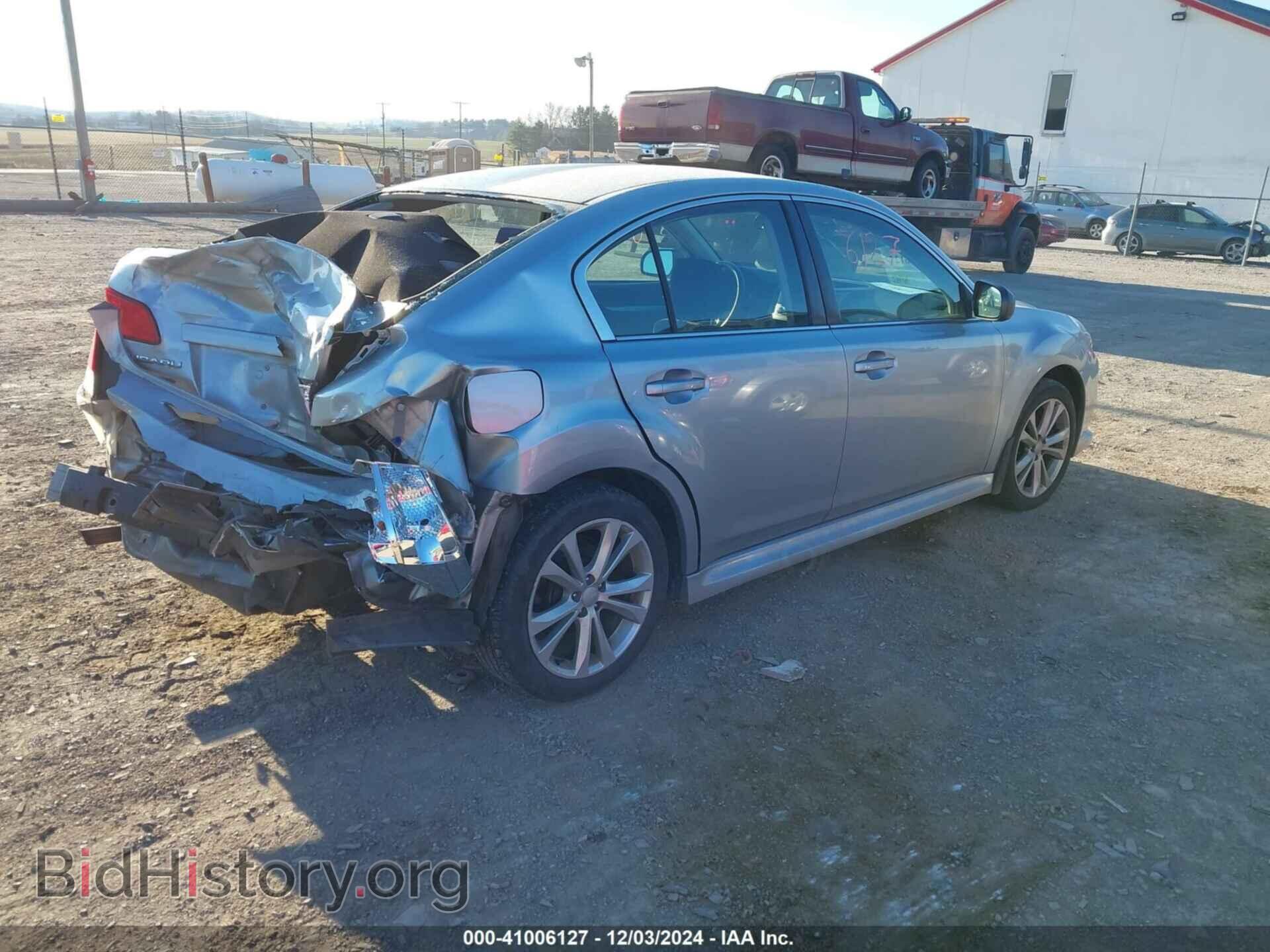 2014 SUBARU LEGACY - VIN: 4S3BMBA60E3015308 - Фото 4