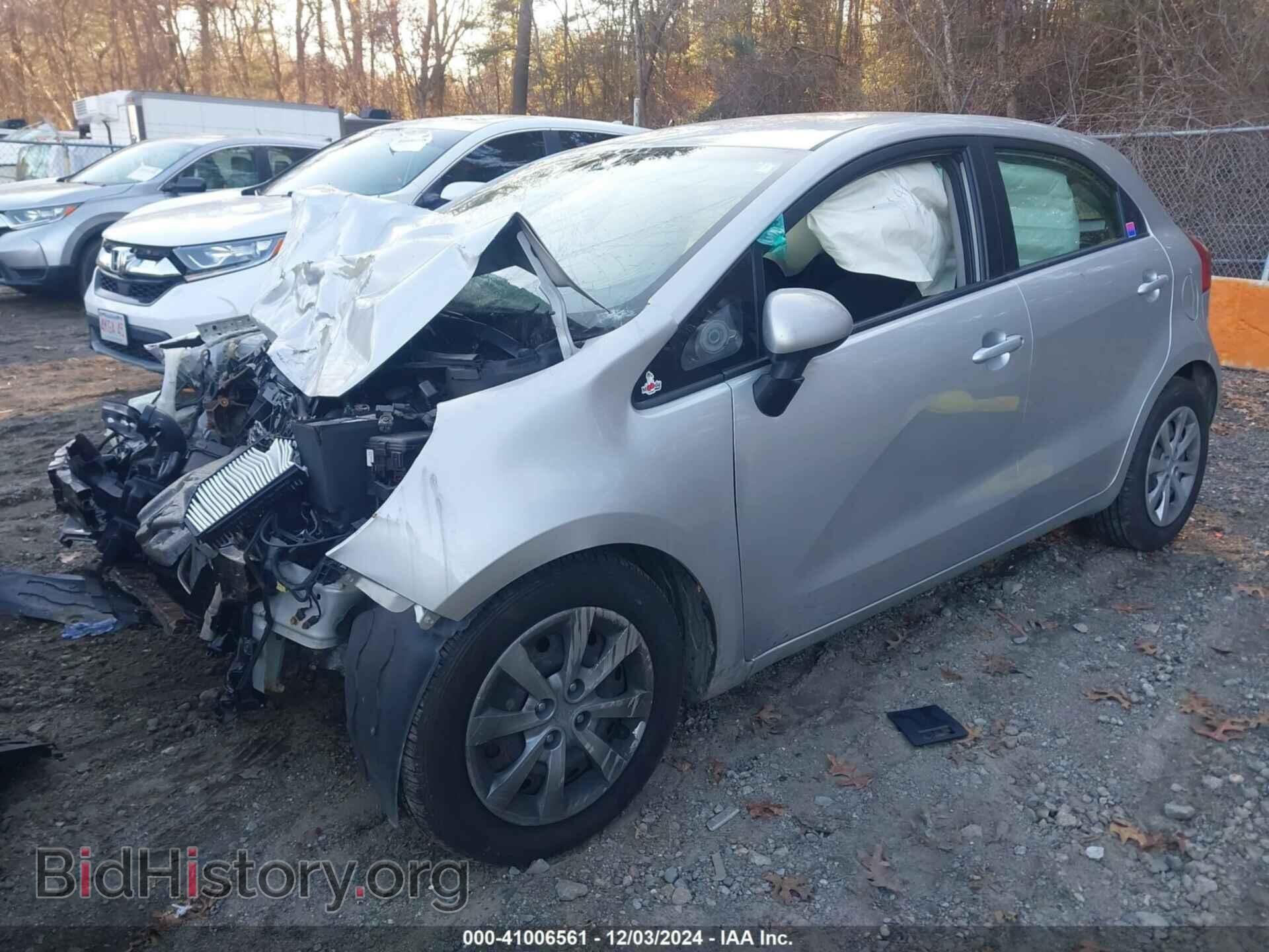 2012 KIA RIO5 - VIN: KNADM5A3XC6029175 - Фото 2
