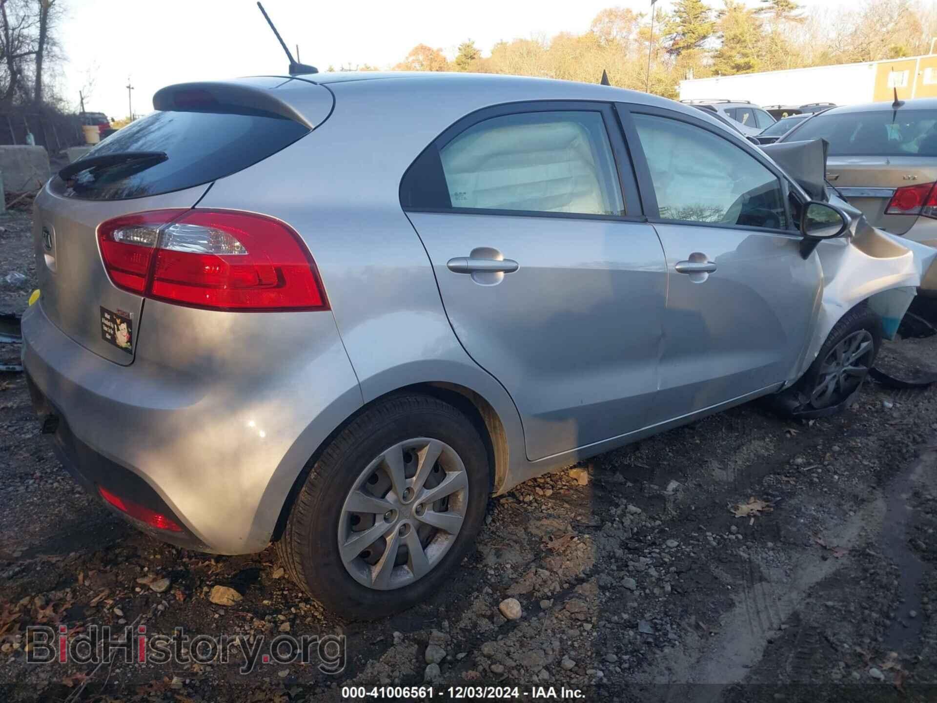 2012 KIA RIO5 - VIN: KNADM5A3XC6029175 - Фото 4