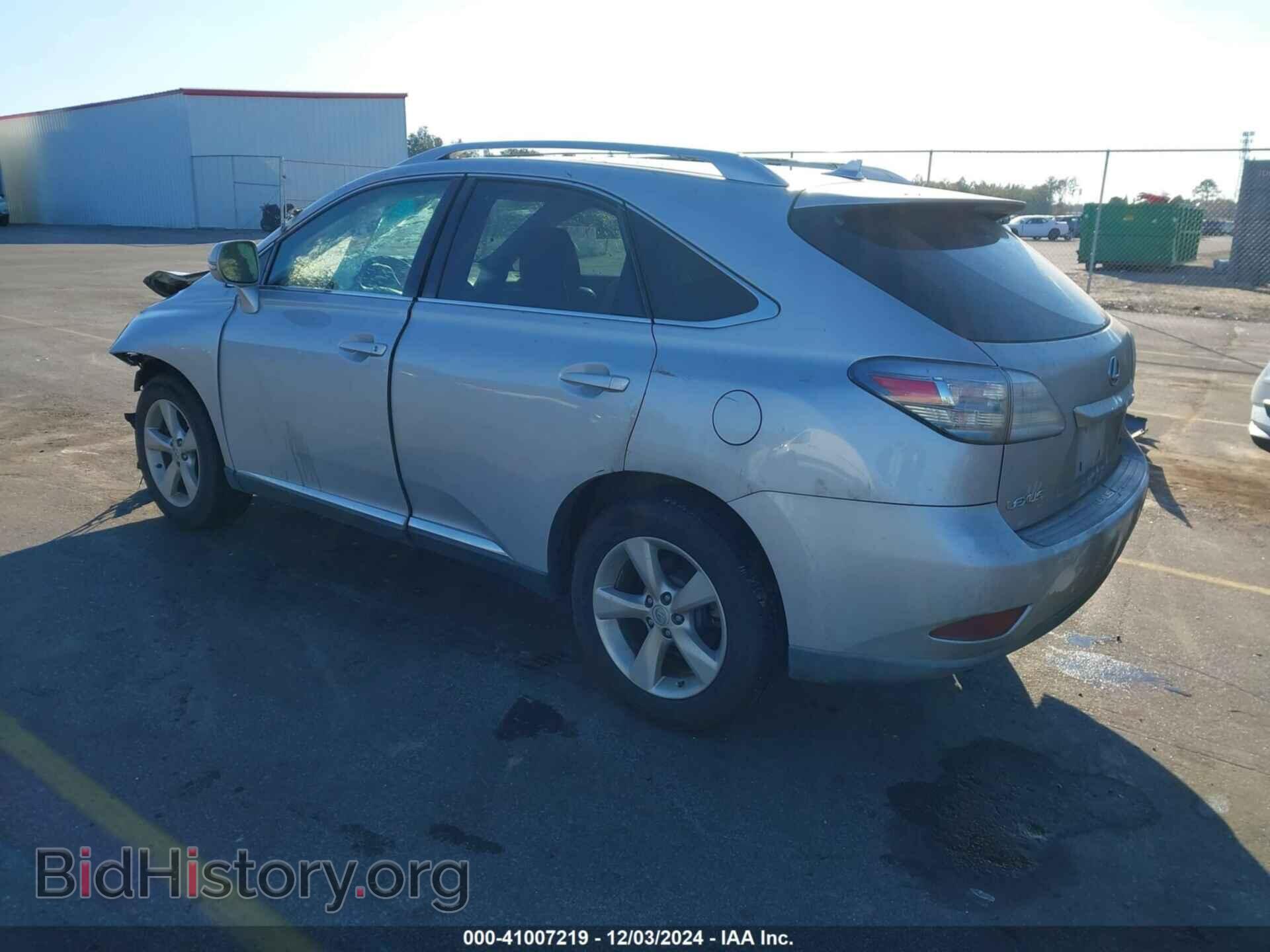 2010 LEXUS RX 350 - VIN: 2T2BK1BAXAC005420 - Фото 3