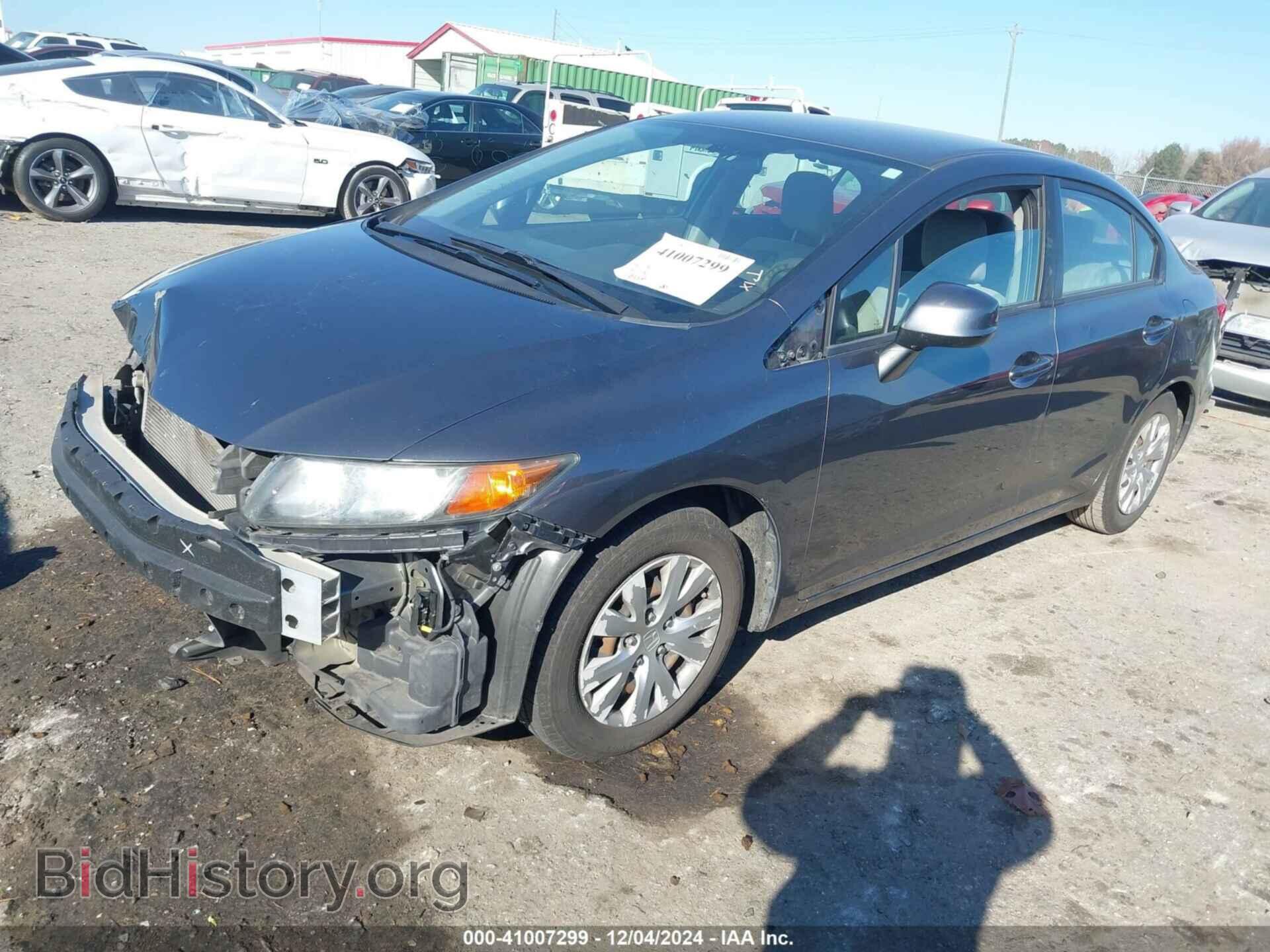 2012 HONDA CIVIC - VIN: 2HGFB2F53CH325181 - Фото 2