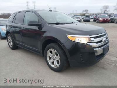 2014 Ford EDGE SE, черный — VIN 2FMDK3G90EBB28340, IAAI