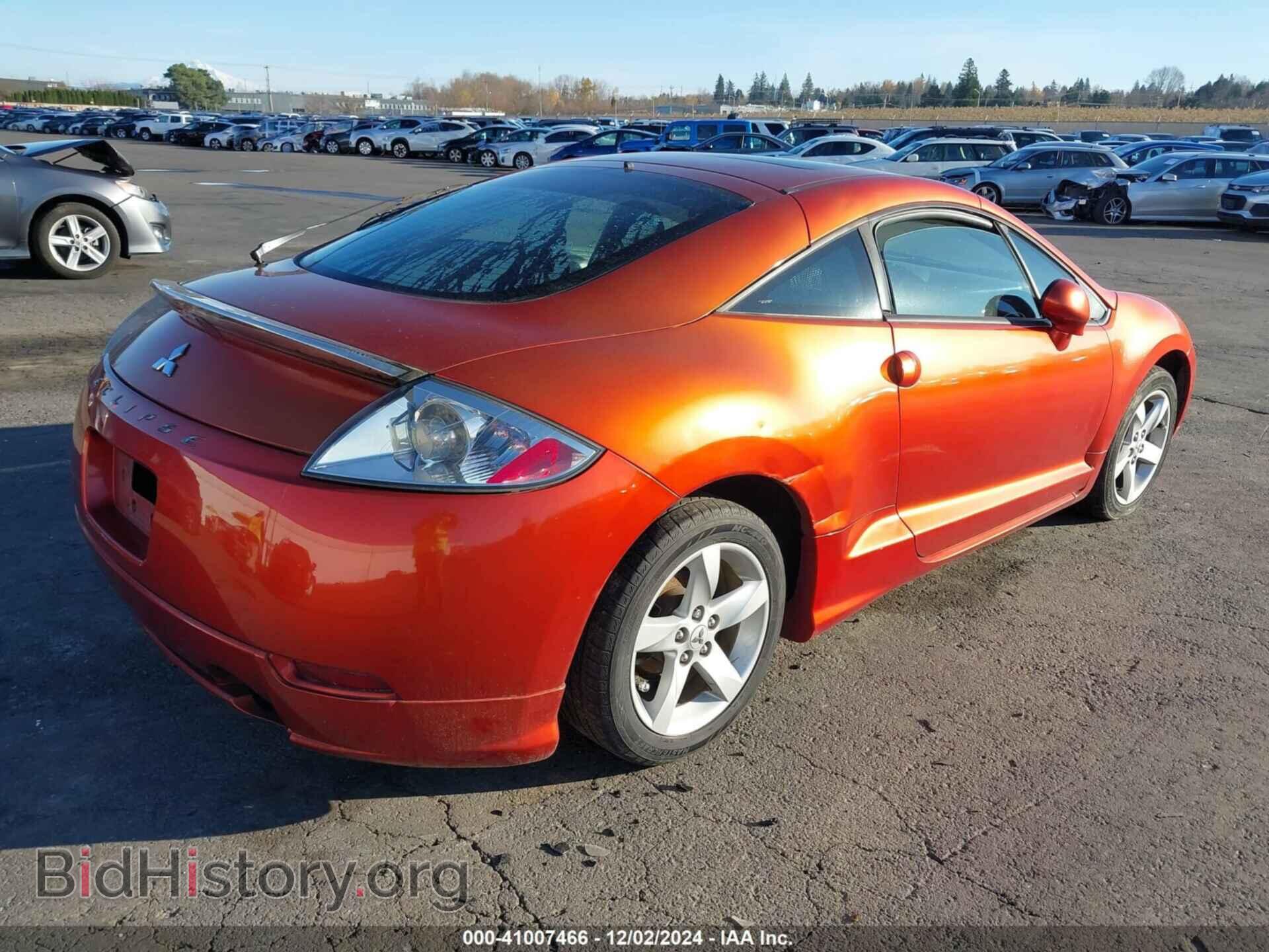 2007 MITSUBISHI ECLIPSE - VIN: 4A3AK24F07E026245 - Photo 4