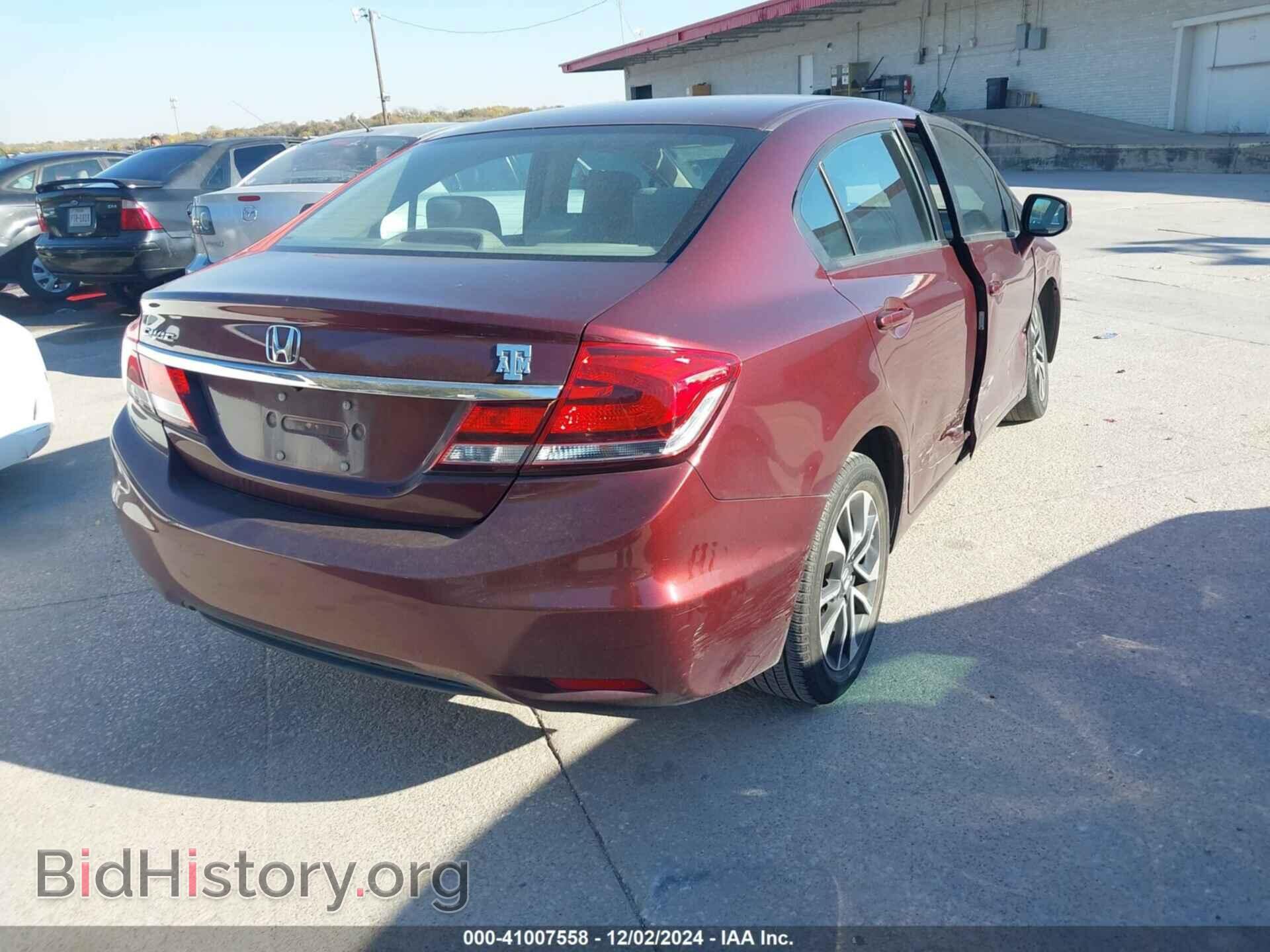 2013 HONDA CIVIC - VIN: 19XFB2F91DE087796 - Фото 4