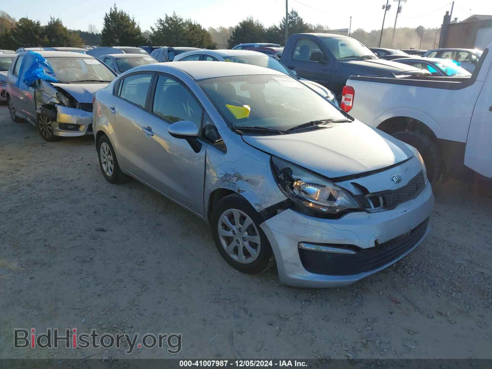 Фотография KNADM4A33G6687632 - KIA RIO 2016