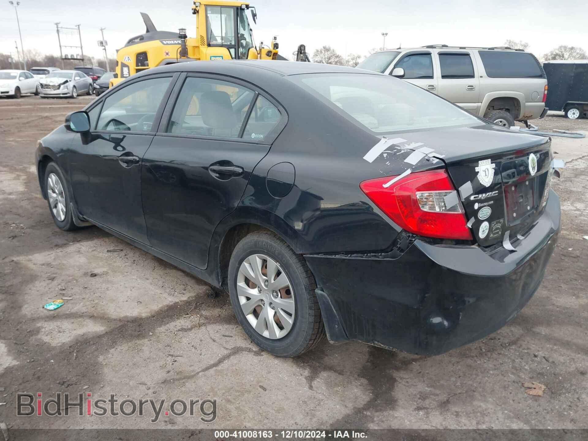 2012 HONDA CIVIC - VIN: 19XFB2F58CE104993 - Фото 3