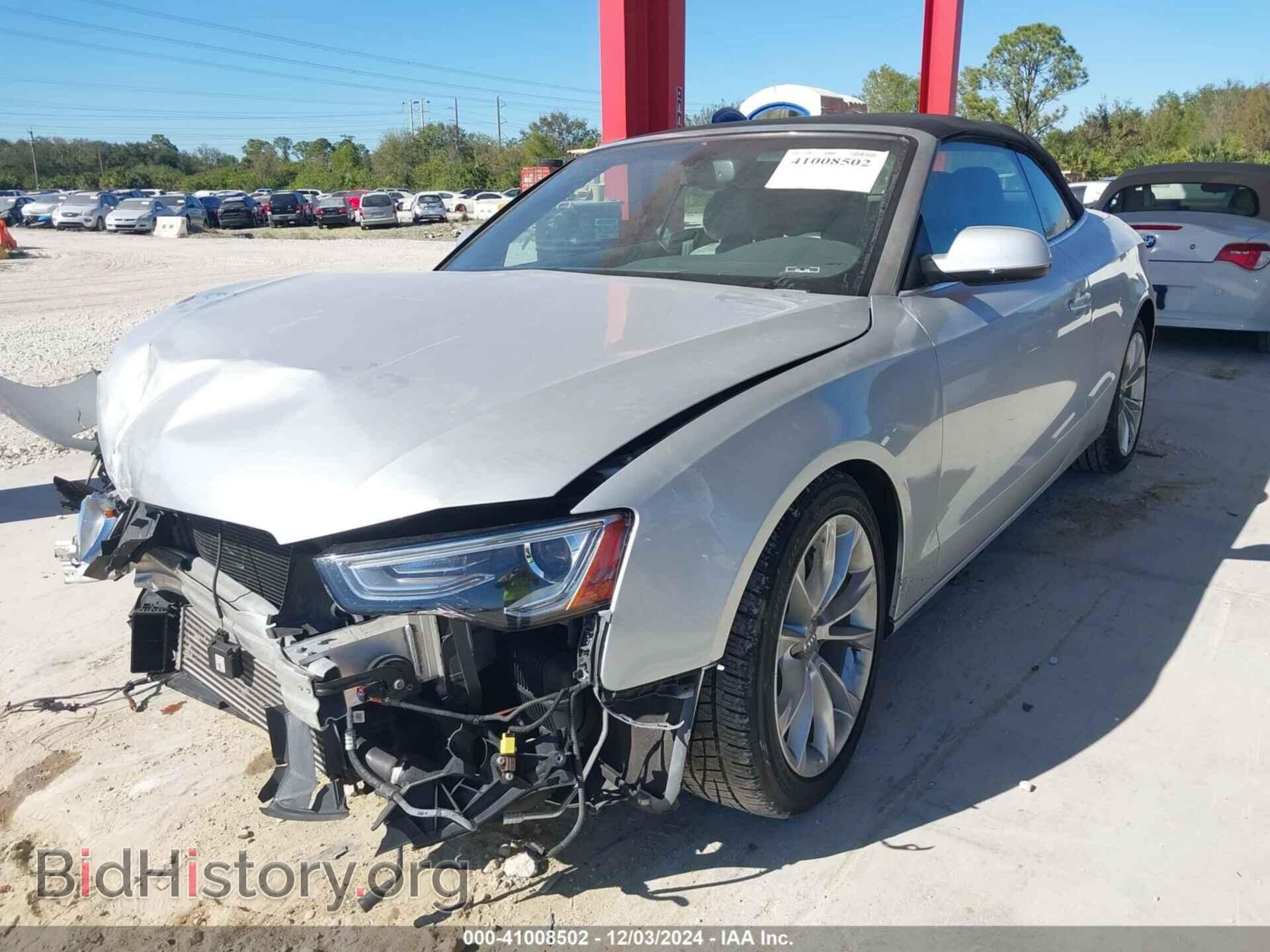 2014 AUDI A5 - VIN: WAULFAFH6EN006990 - Фото 2