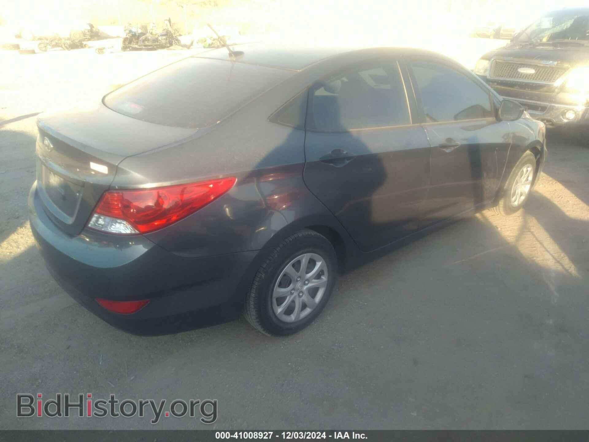 2012 HYUNDAI ACCENT - VIN: KMHCT4AE1CU074364 - Фото 4