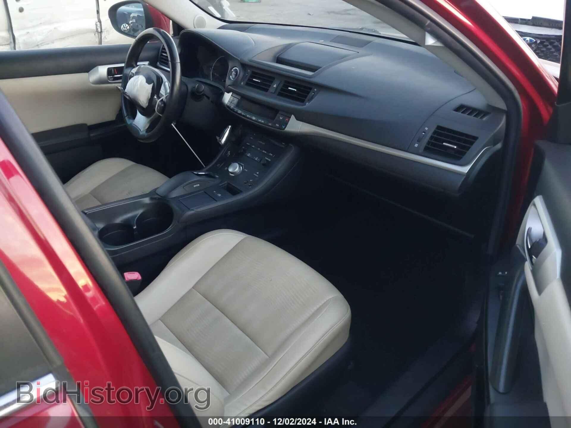 2011 LEXUS CT 200H - VIN: JTHKD5BH4B2040326 - Фото 5