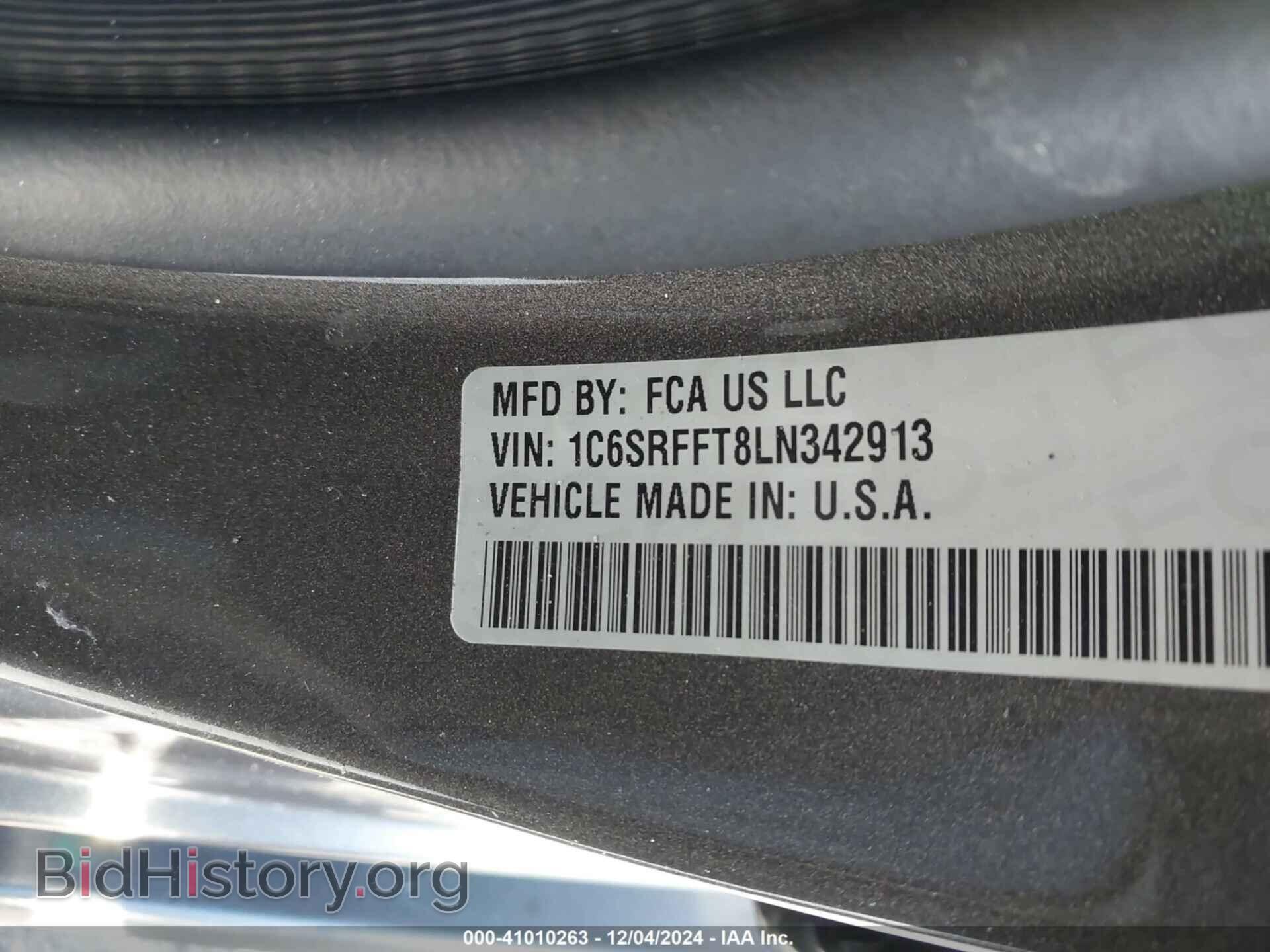 2020 RAM 1500 - VIN: 1C6SRFFT8LN342913 - Фото 9