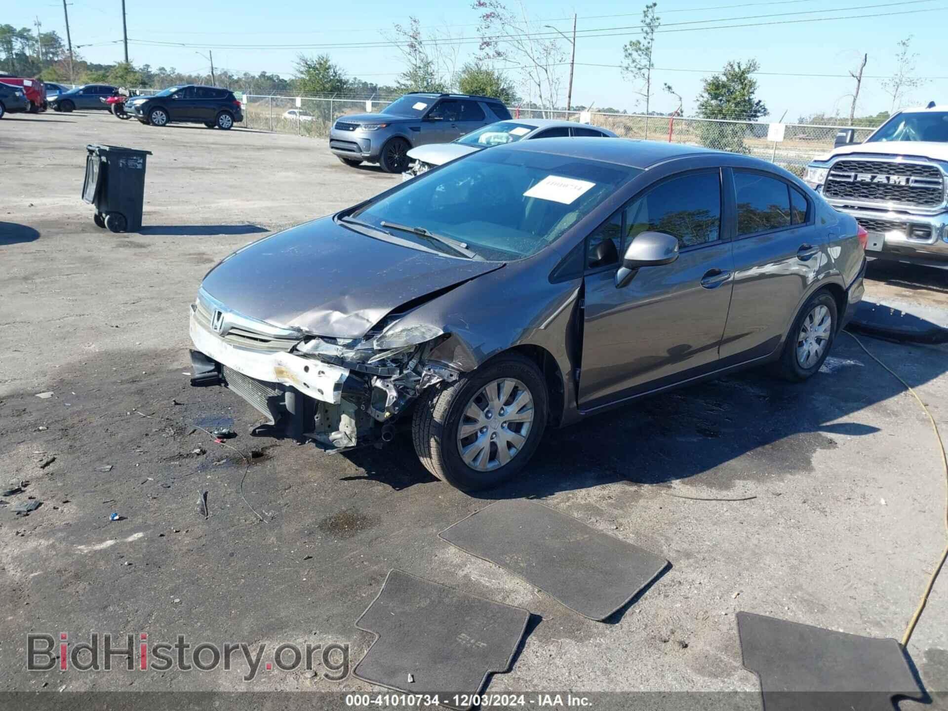 2012 HONDA CIVIC - VIN: 19XFB2F52CE017297 - Фото 2