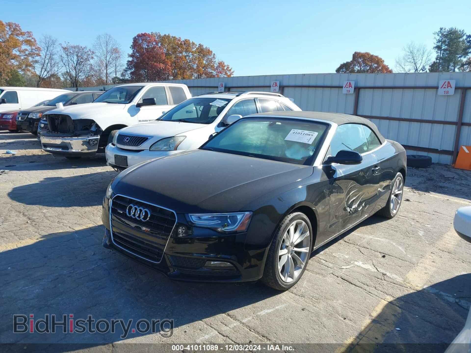 2014 AUDI A5 - VIN: WAULFAFH2EN012303 - Фото 2