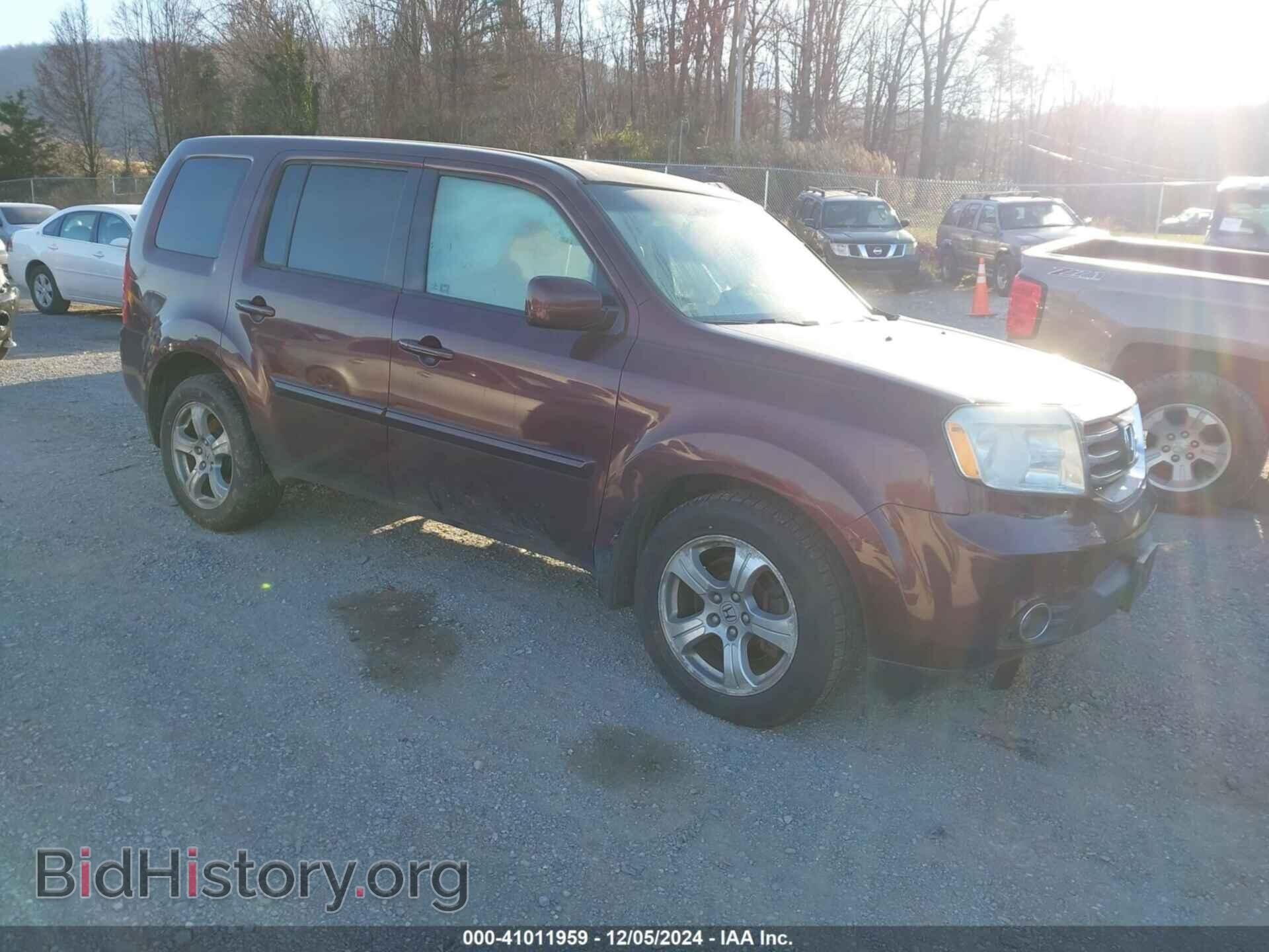 Фотография 5FNYF4H57CB040316 - HONDA PILOT 2012