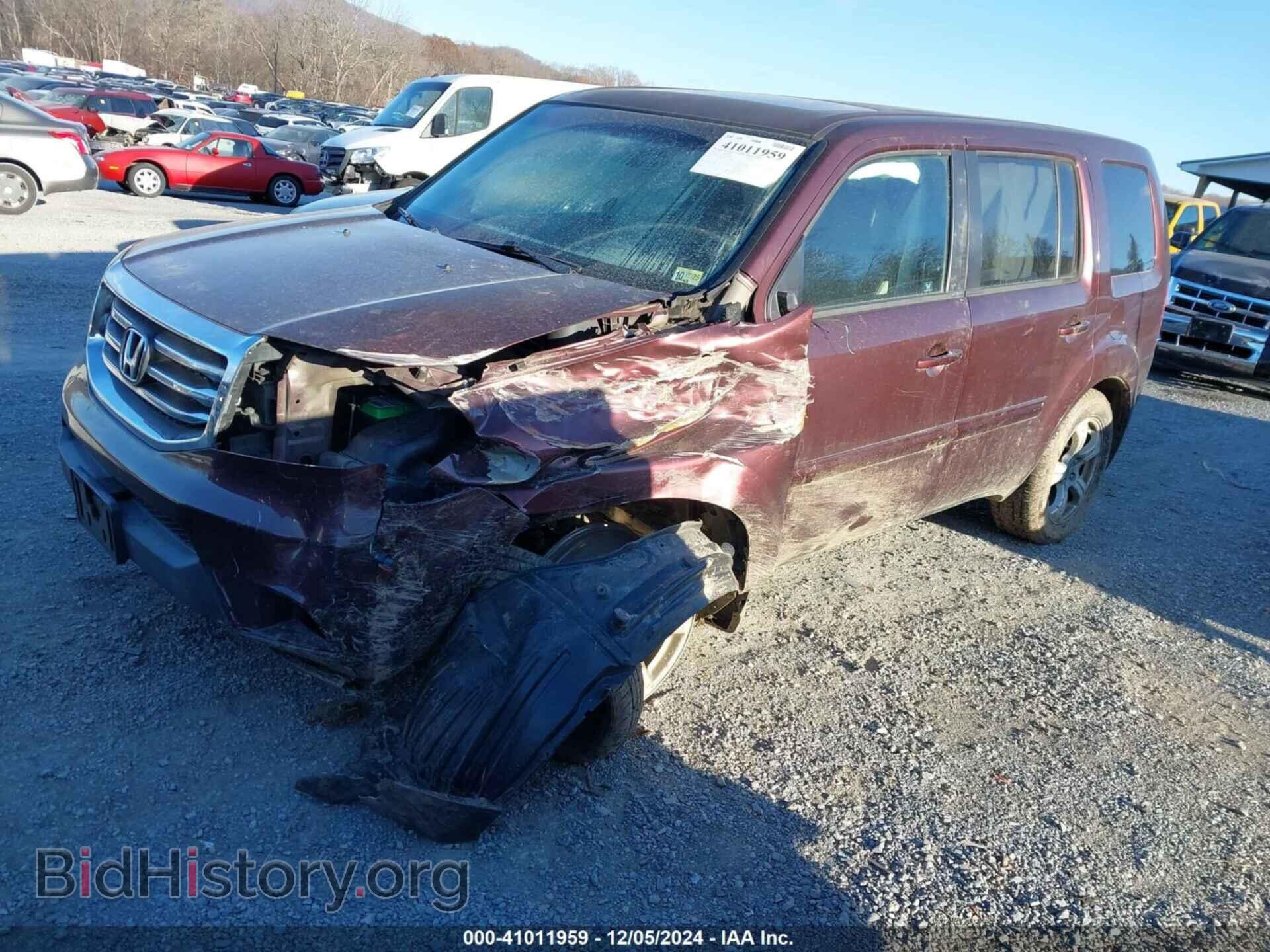 2012 HONDA PILOT - VIN: 5FNYF4H57CB040316 - Photo 2