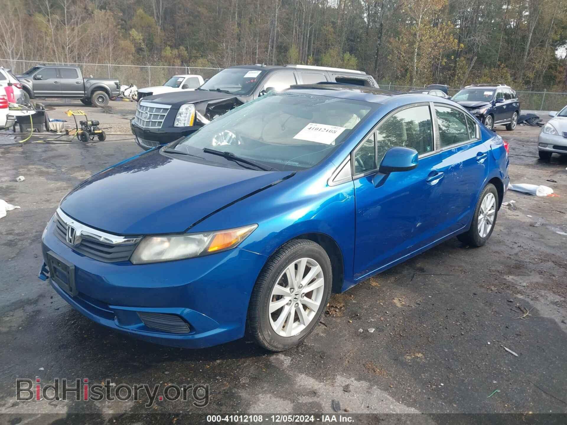 2012 HONDA CIVIC - VIN: 2HGFB2F9XCH505728 - Фото 2