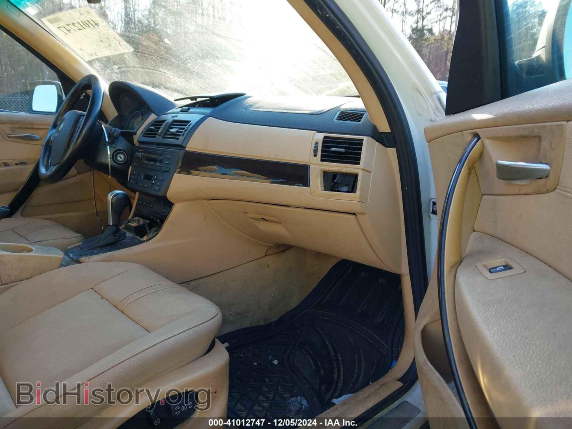 2007 BMW X3 - VIN: WBXPC93457WF29224 - Фото 5