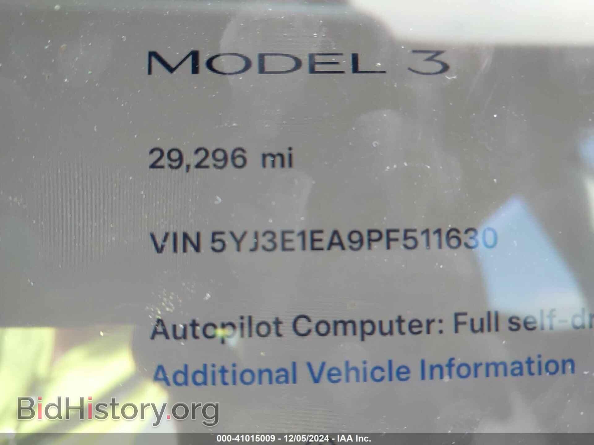 2023 TESLA MODEL 3 - VIN: 5YJ3E1EA9PF511630 - Фото 7