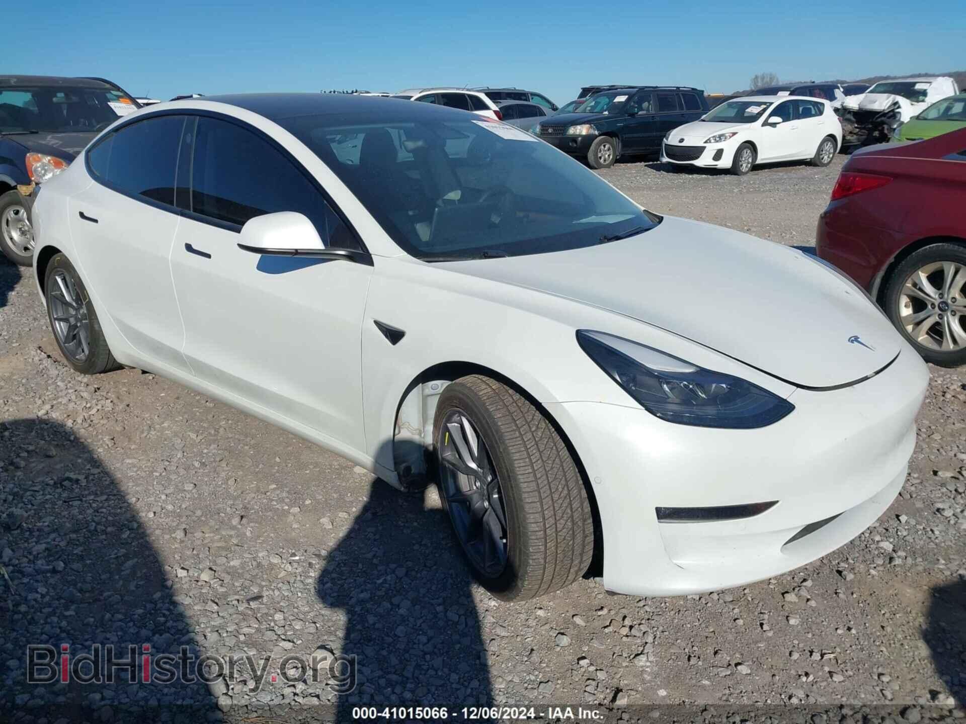 Photo 5YJ3E1EB5MF035624 - TESLA MODEL 3 2021