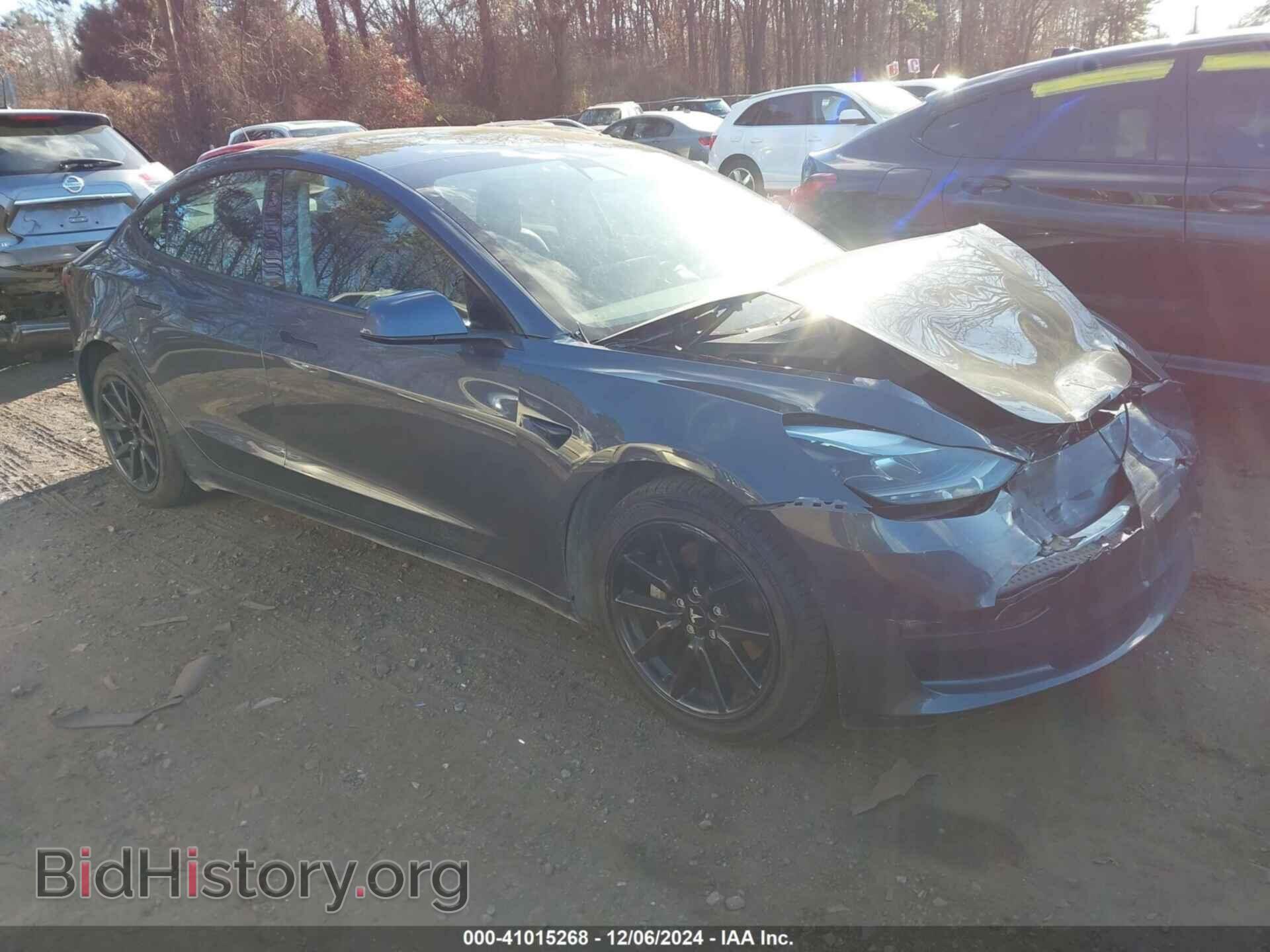 Photo 5YJ3E1EB6MF978833 - TESLA MODEL 3 2021