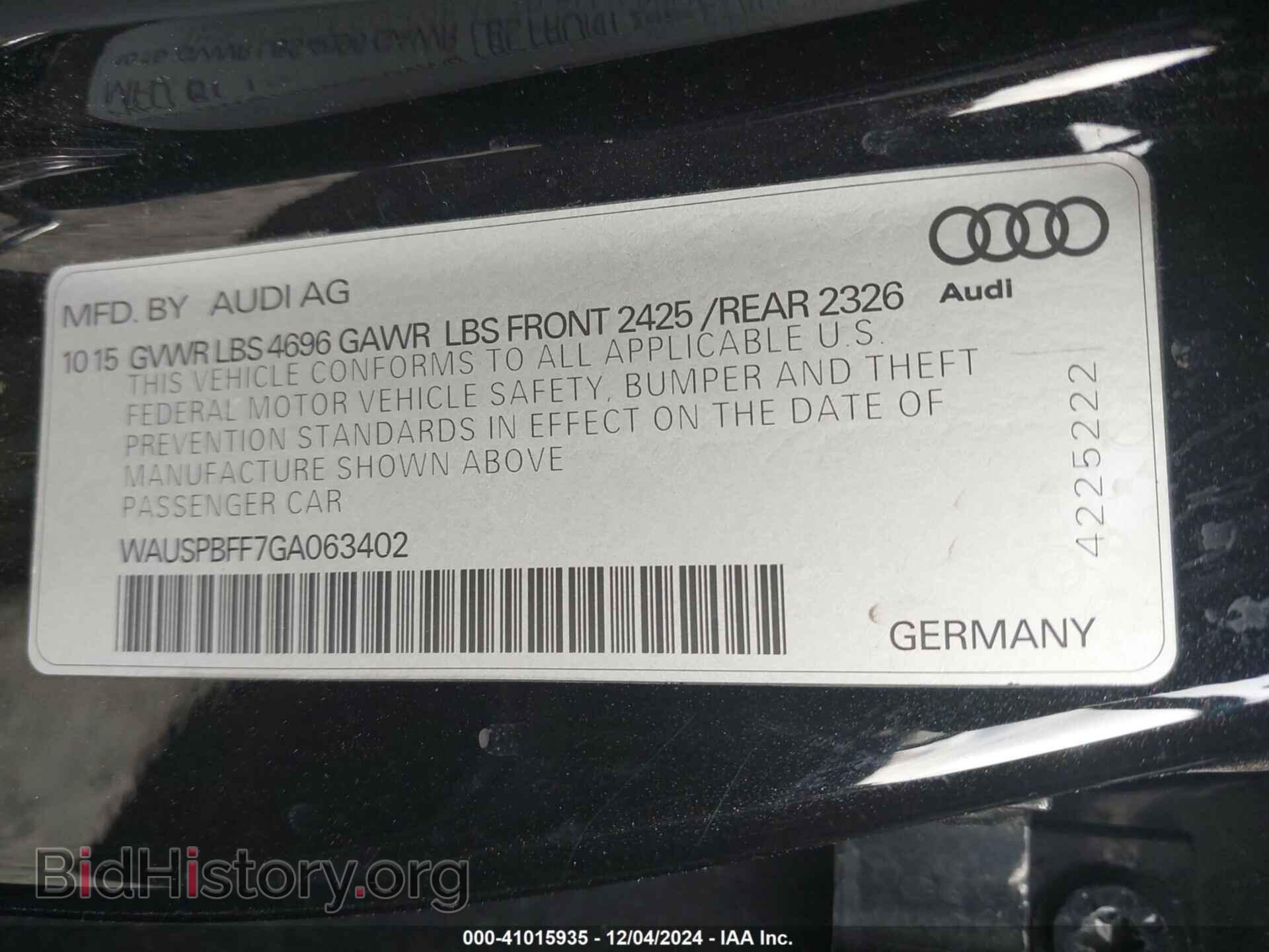 2016 AUDI A3 E-TRON - VIN: WAUSPBFF7GA063402 - Фото 9