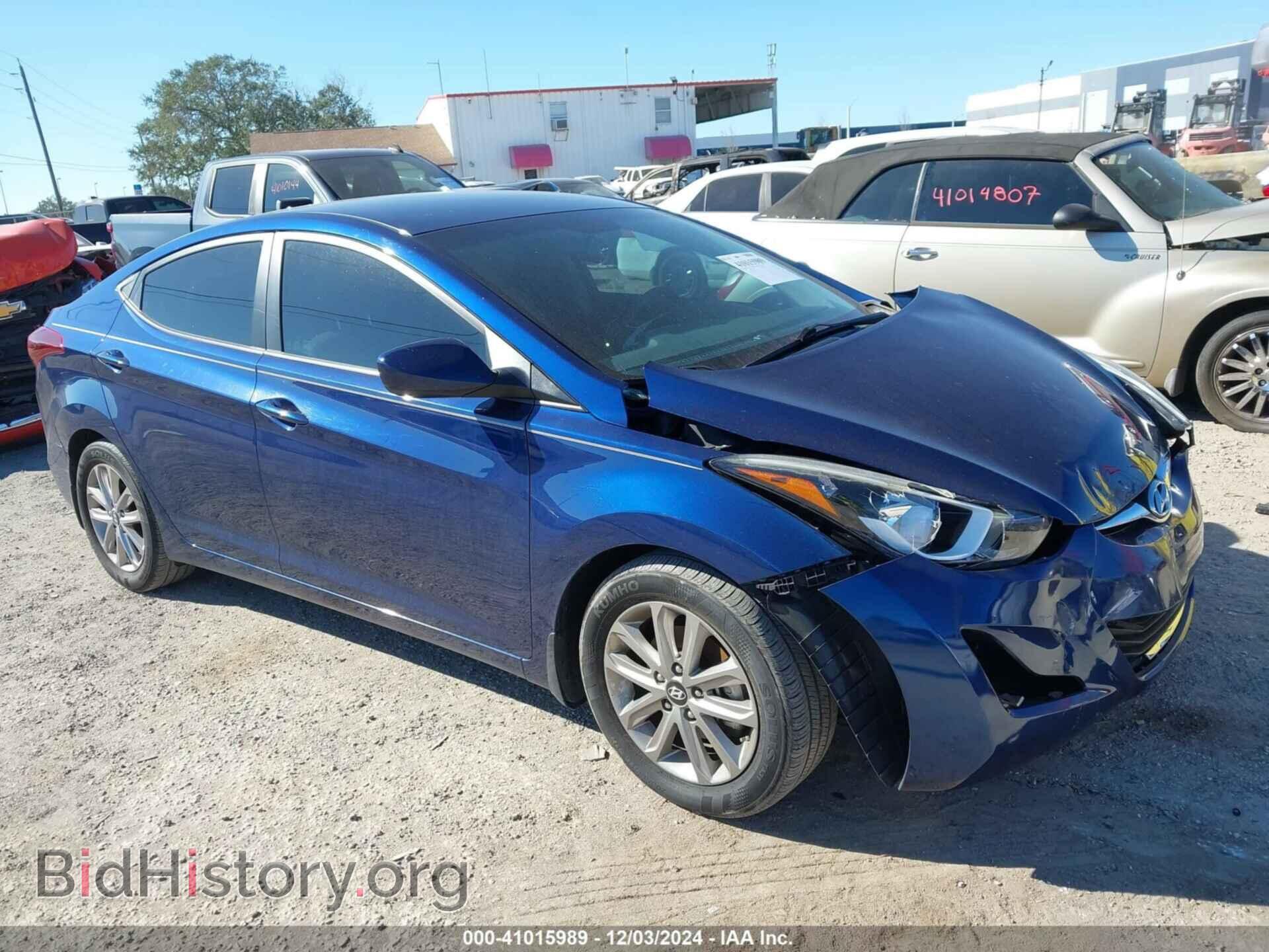 Photo 5NPDH4AE8FH636527 - HYUNDAI ELANTRA 2015