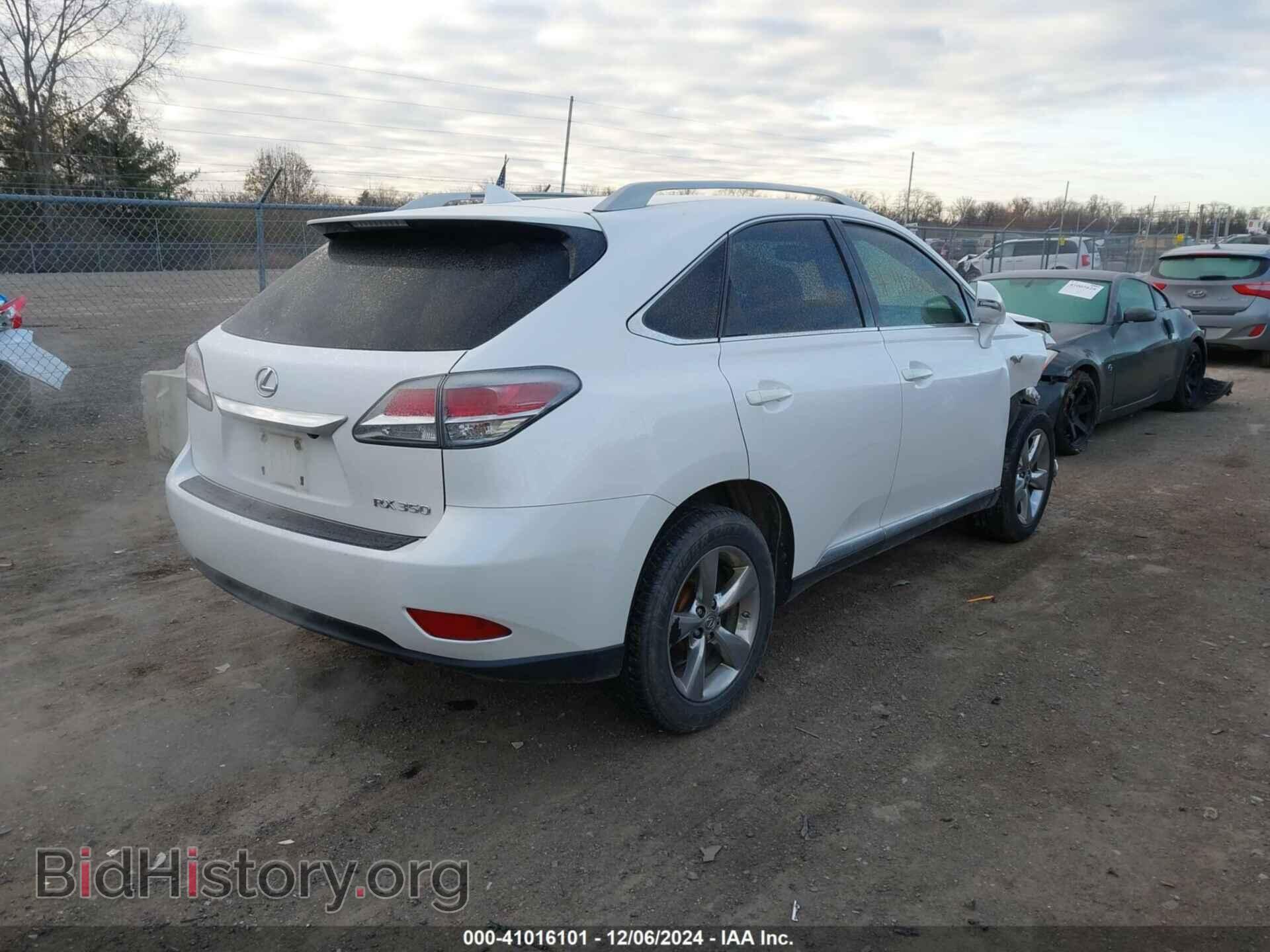 2014 LEXUS RX 350 - VIN: 2T2BK1BA1EC247695 - Фото 4