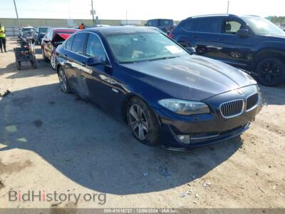 2011 BMW 528I, темно-синий — VIN WBAFR1C57BC741712, IAAI