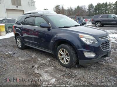 2016 Chevrolet EQUINOX LT, синий — VIN 2GNFLFEK8G6158366, IAAI