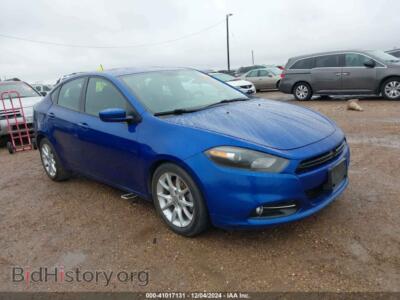 2013 Dodge DART SXT, синий — VIN 1C3CDFBAXDD307852, IAAI