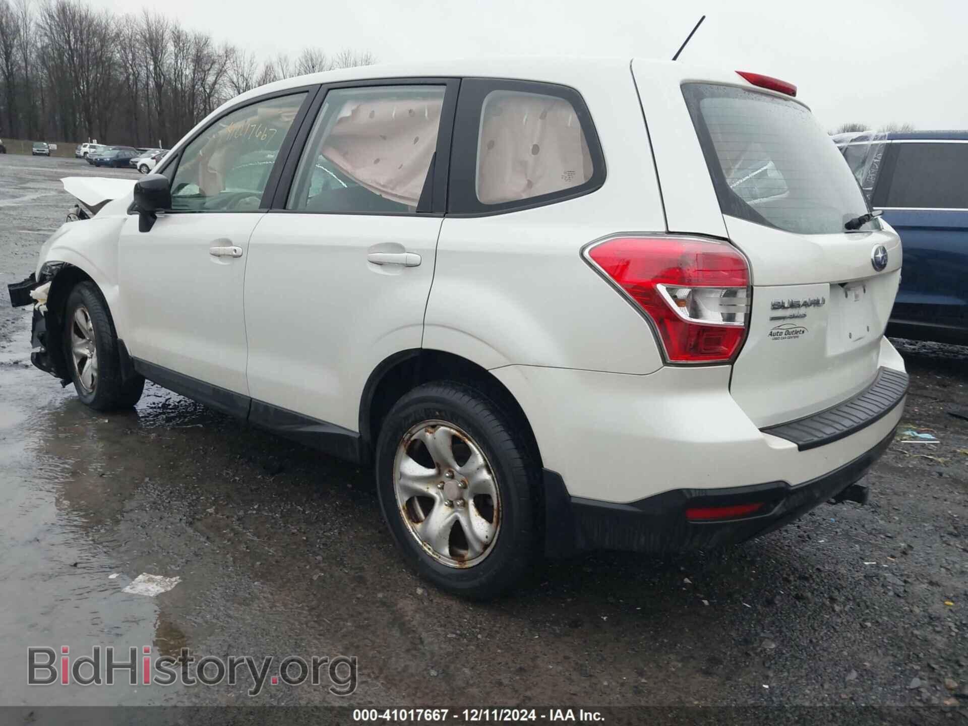 2015 SUBARU FORESTER - VIN: JF2SJAAC9FH445272 - Фото 3