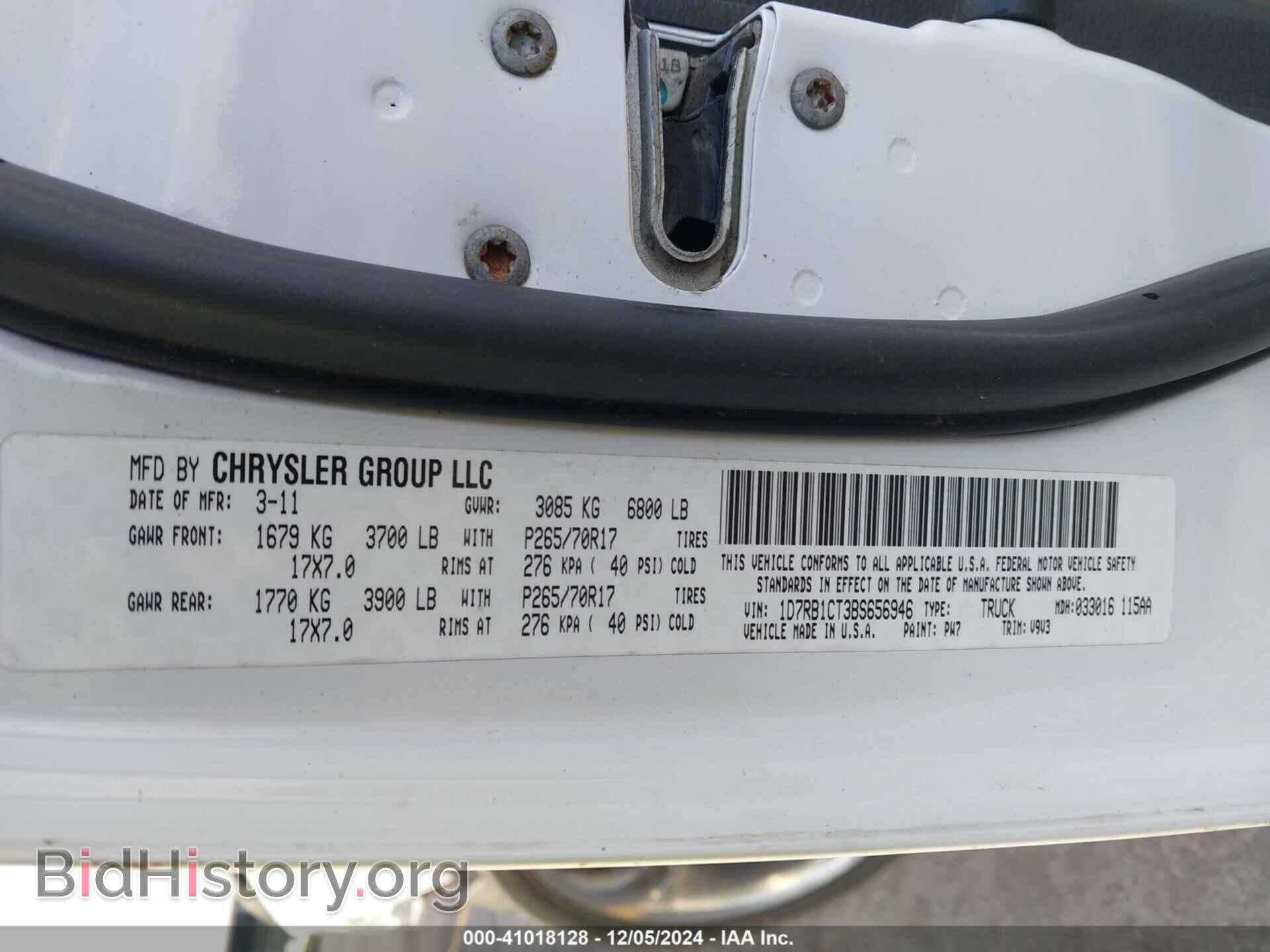 2011 RAM RAM 1500 - VIN: 1D7RB1CT3BS656946 - Photo 9