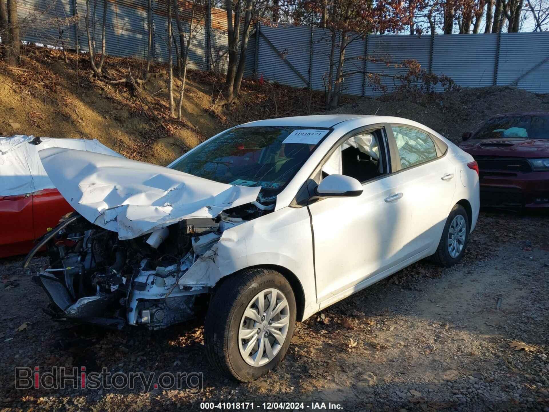 2022 HYUNDAI ACCENT - VIN: 3KPC24A67NE164295 - Фото 2