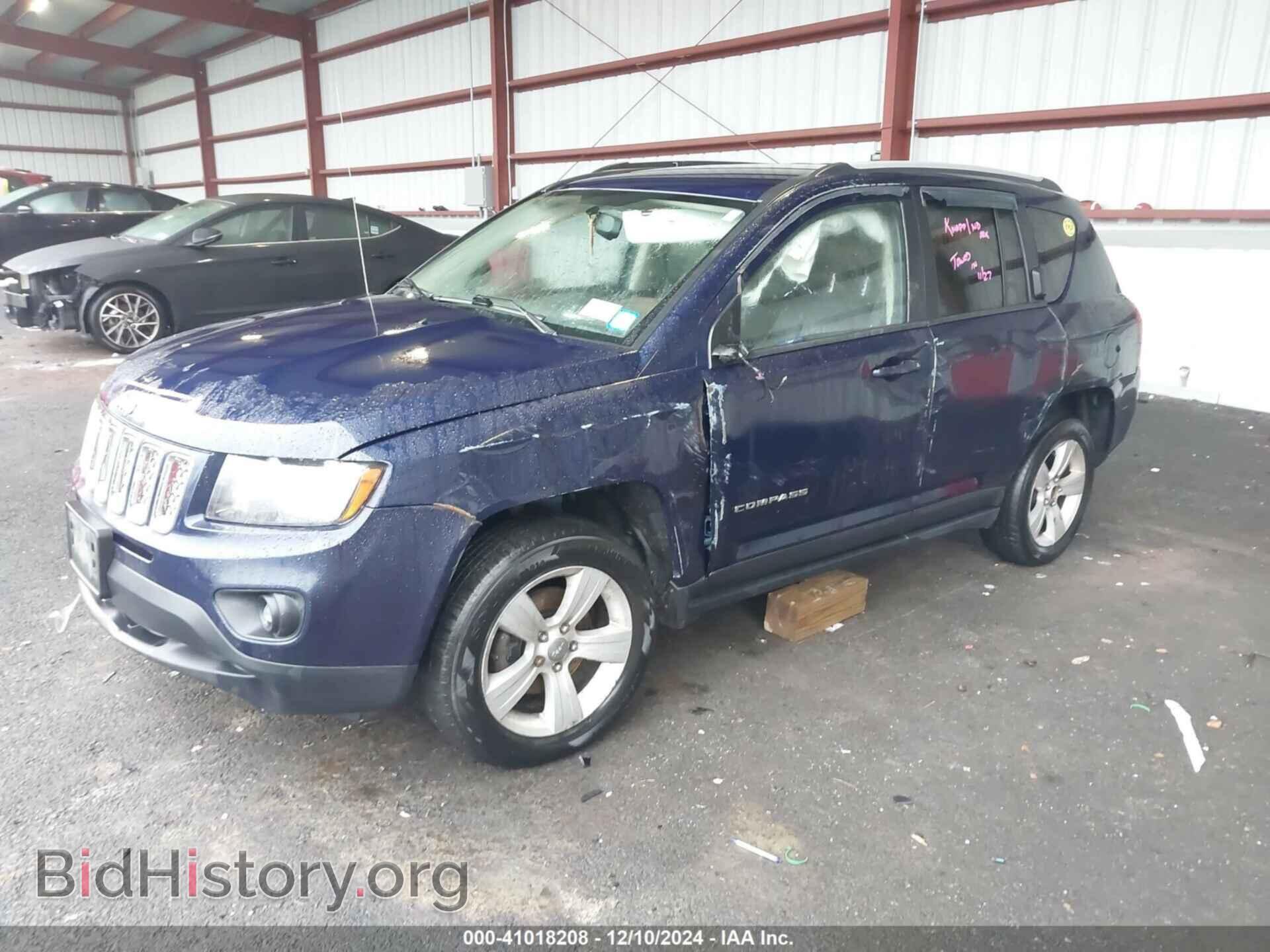 2016 JEEP COMPASS - VIN: 1C4NJDEB2GD542482 - Фото 2