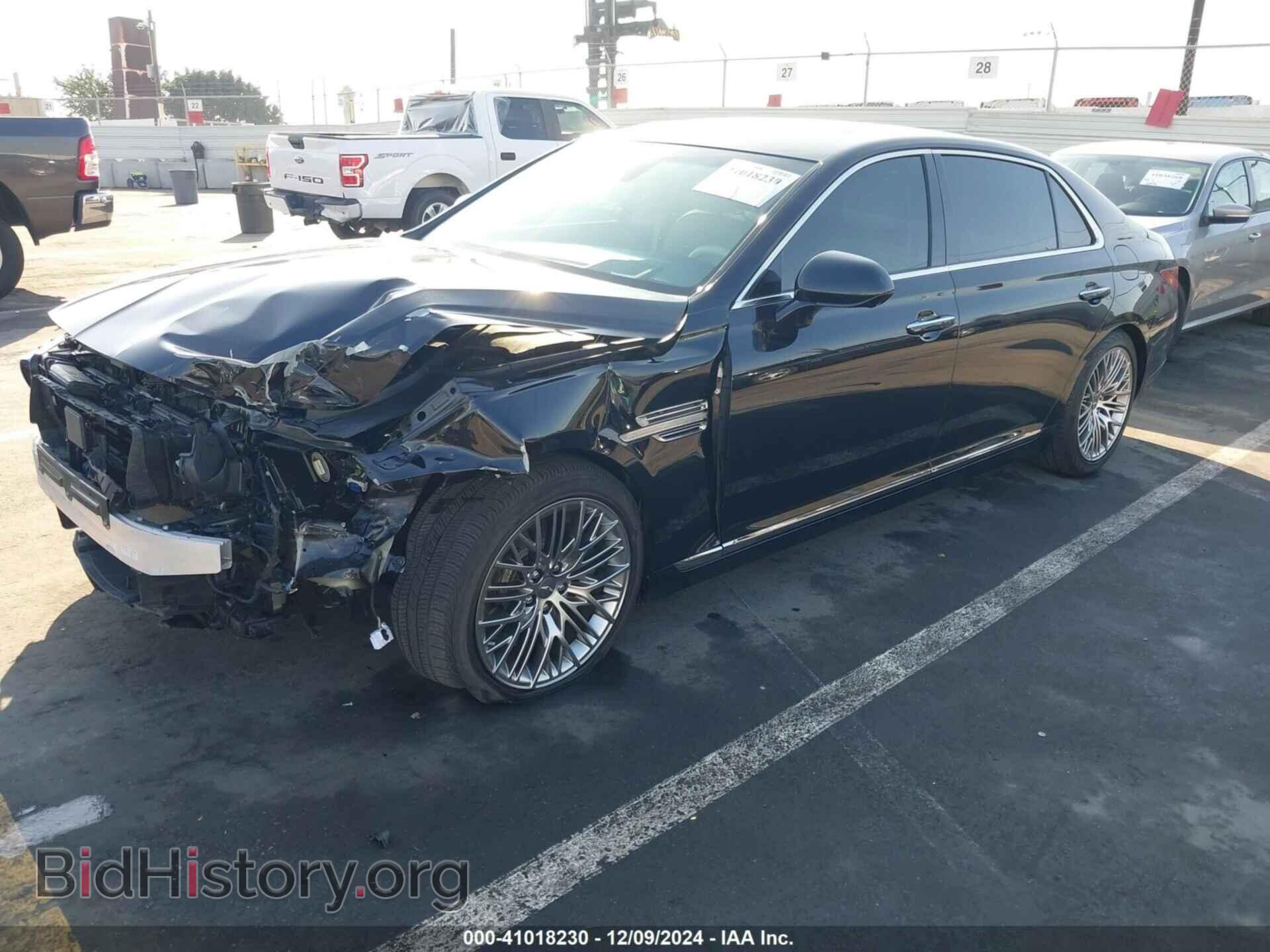 2022 GENESIS G90 - VIN: KMTF54PH7NU095298 - Фото 2
