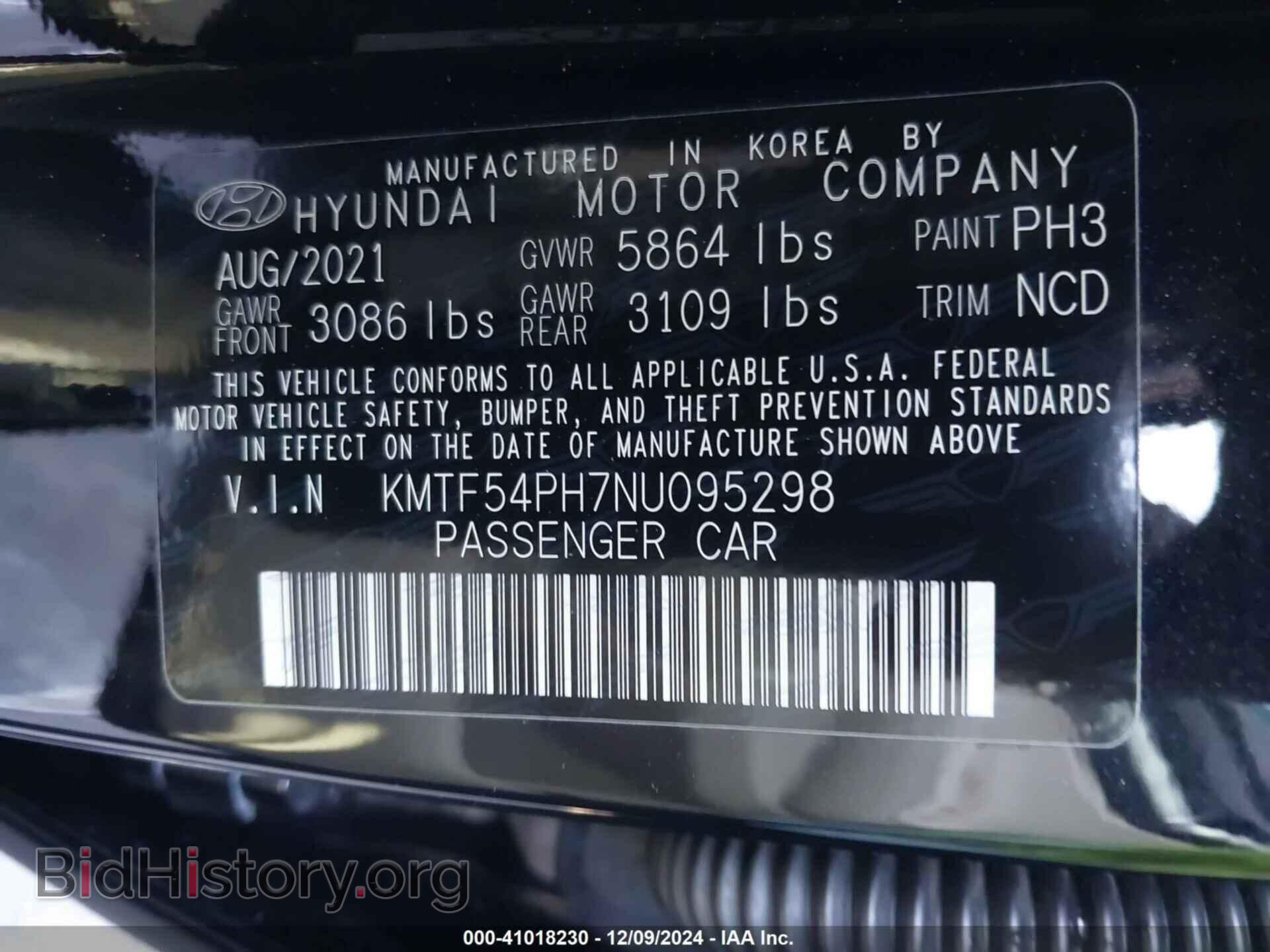 2022 GENESIS G90 - VIN: KMTF54PH7NU095298 - Фото 9