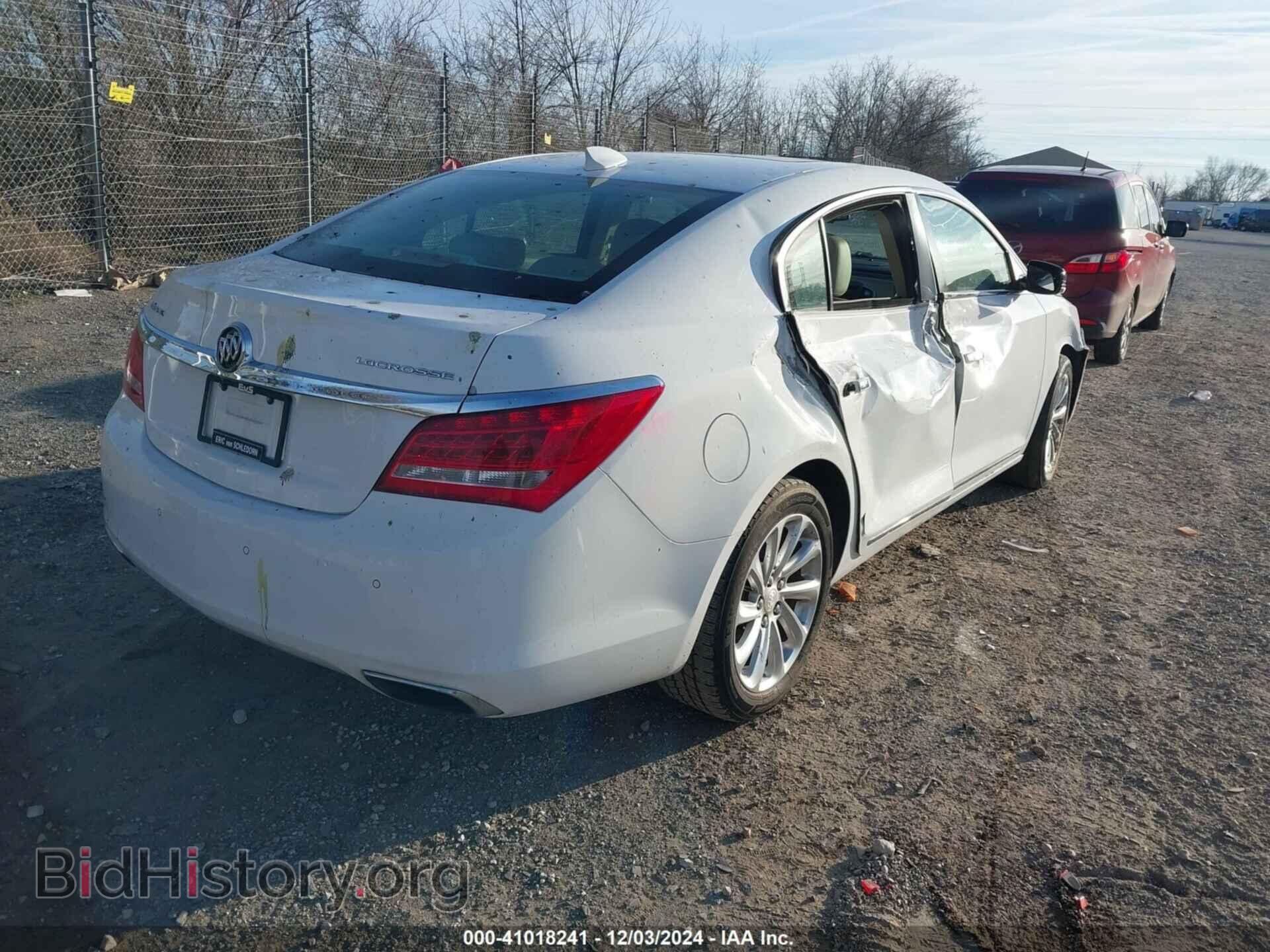 2016 BUICK LACROSSE - VIN: 1G4GB5G38GF118032 - Фото 4