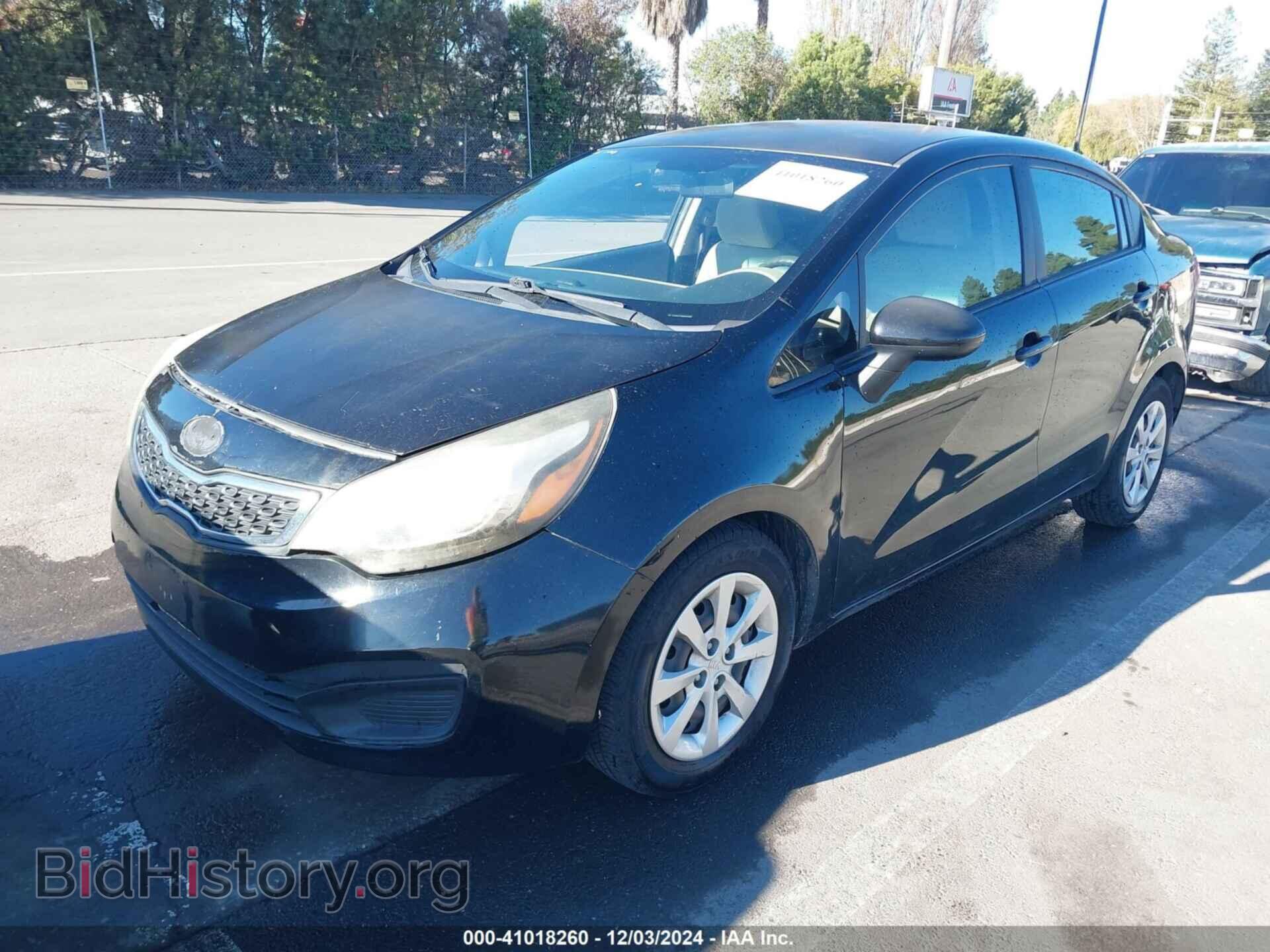 2013 KIA RIO - VIN: KNADM4A38D6204194 - Фото 2