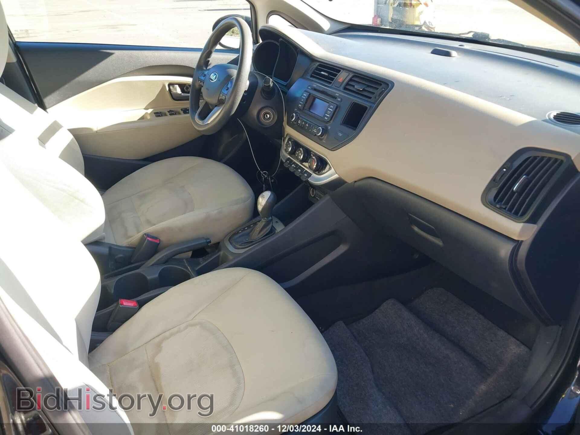 2013 KIA RIO - VIN: KNADM4A38D6204194 - Фото 5