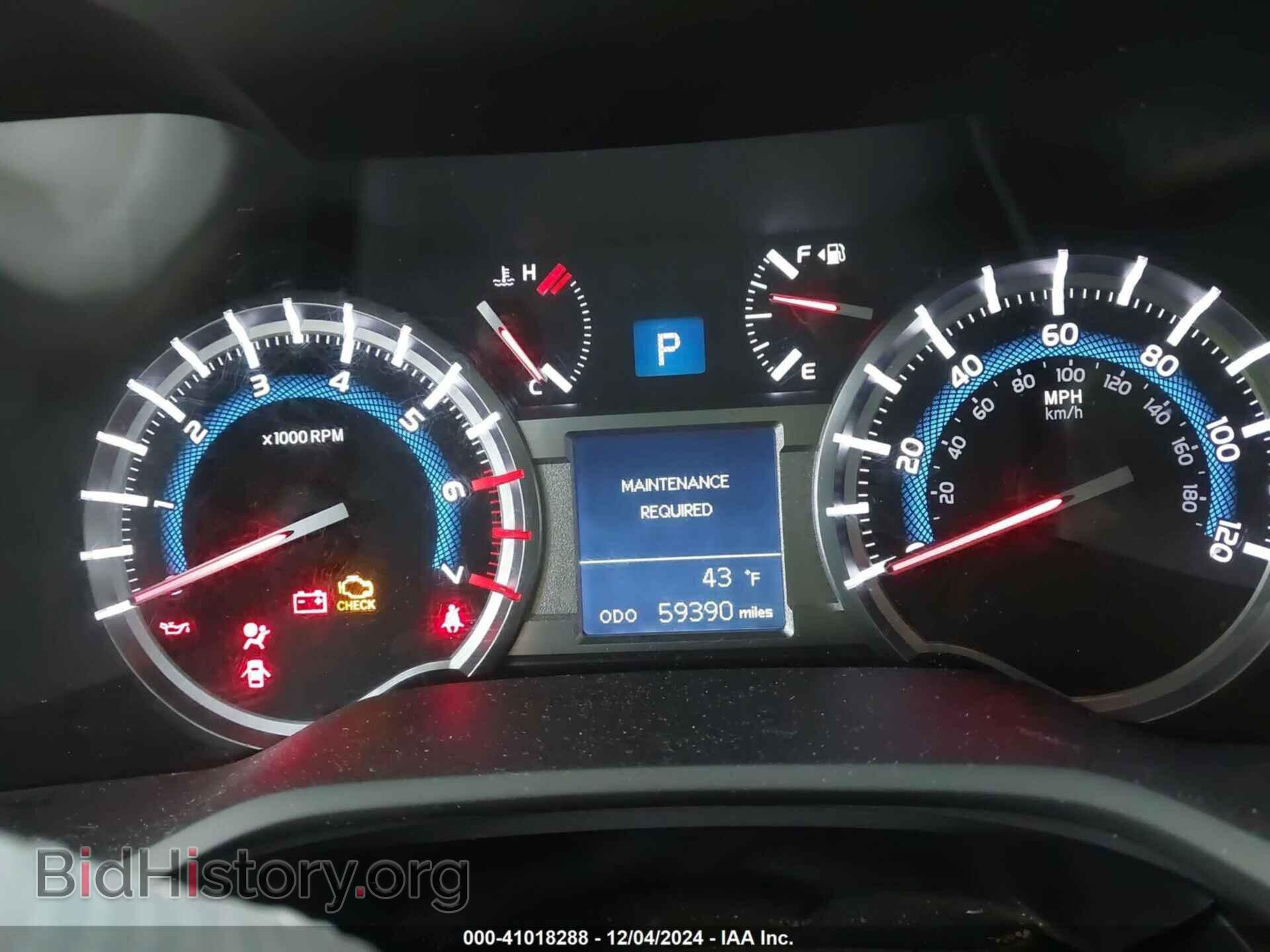 2019 TOYOTA 4RUNNER - VIN: JTEBU5JRXK5618208 - Фото 7
