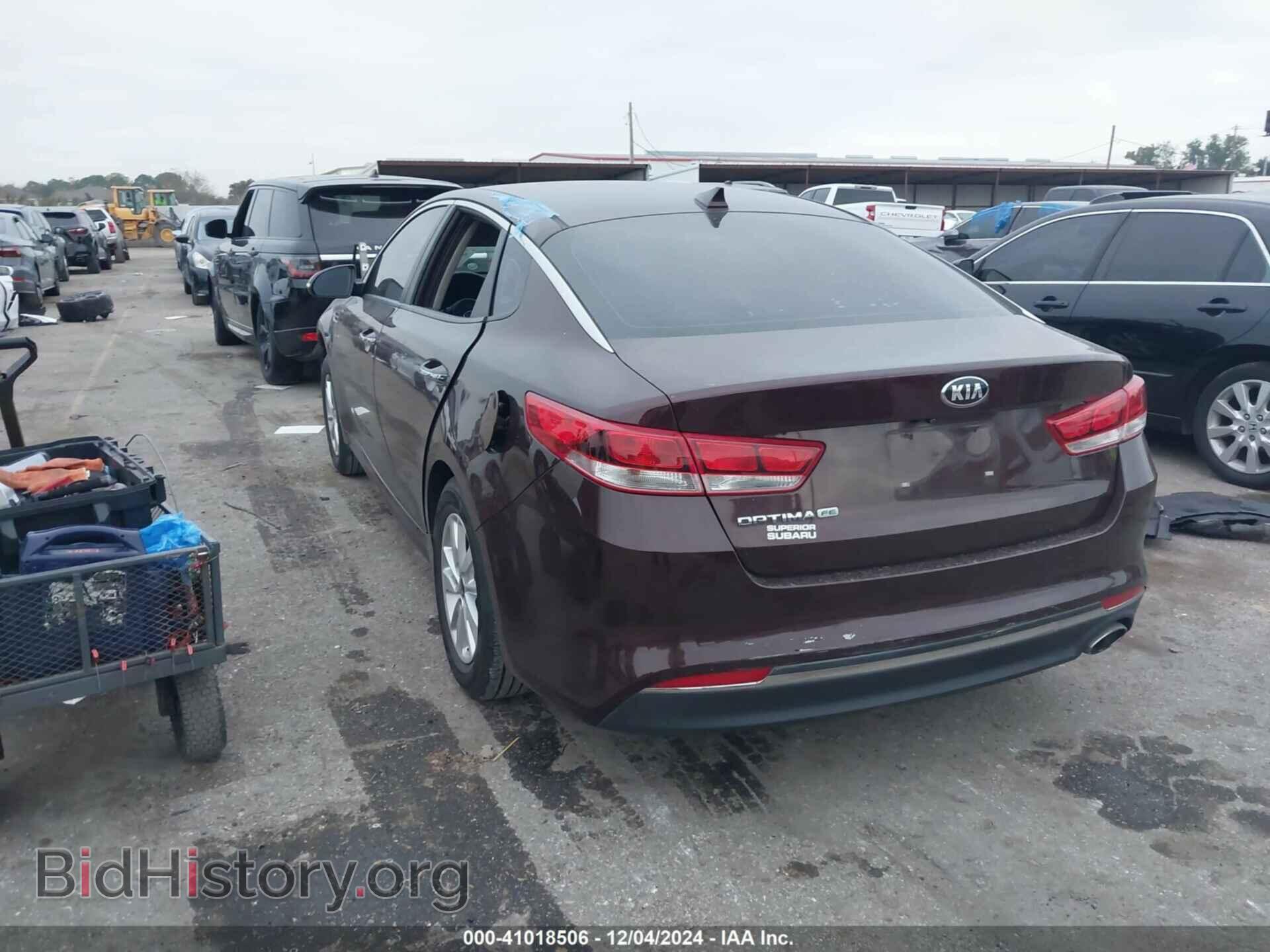 2016 KIA OPTIMA - VIN: 5XXGT4L38GG054559 - Фото 3