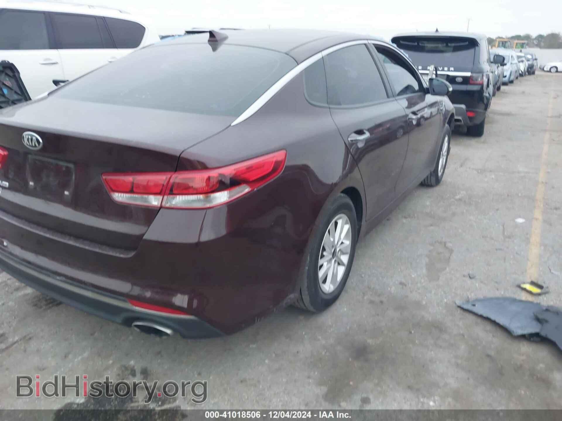 2016 KIA OPTIMA - VIN: 5XXGT4L38GG054559 - Фото 4