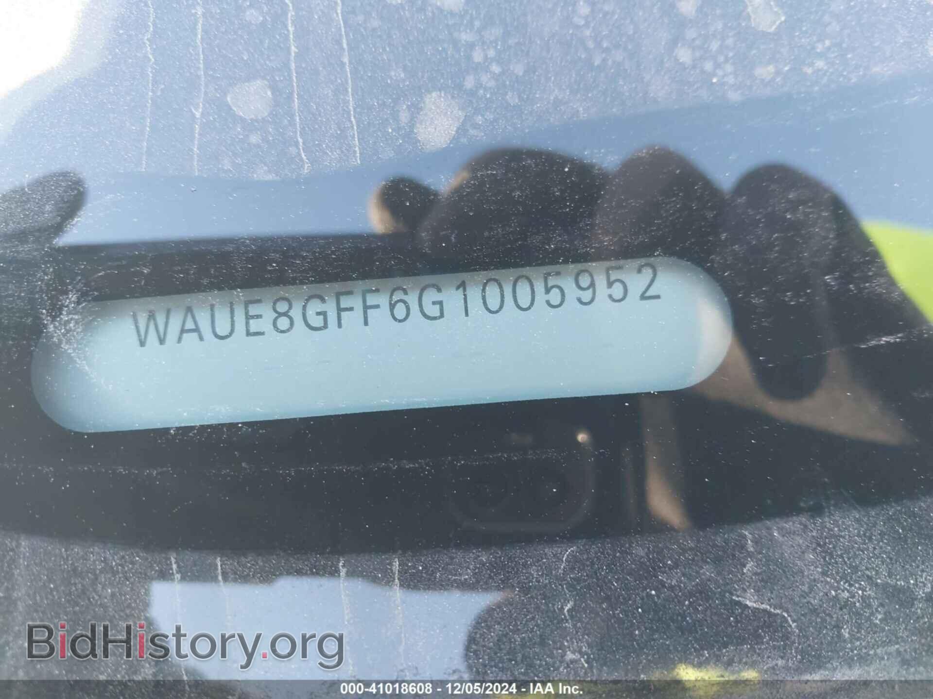 2016 AUDI A3 - VIN: WAUE8GFF6G1005952 - Фото 9