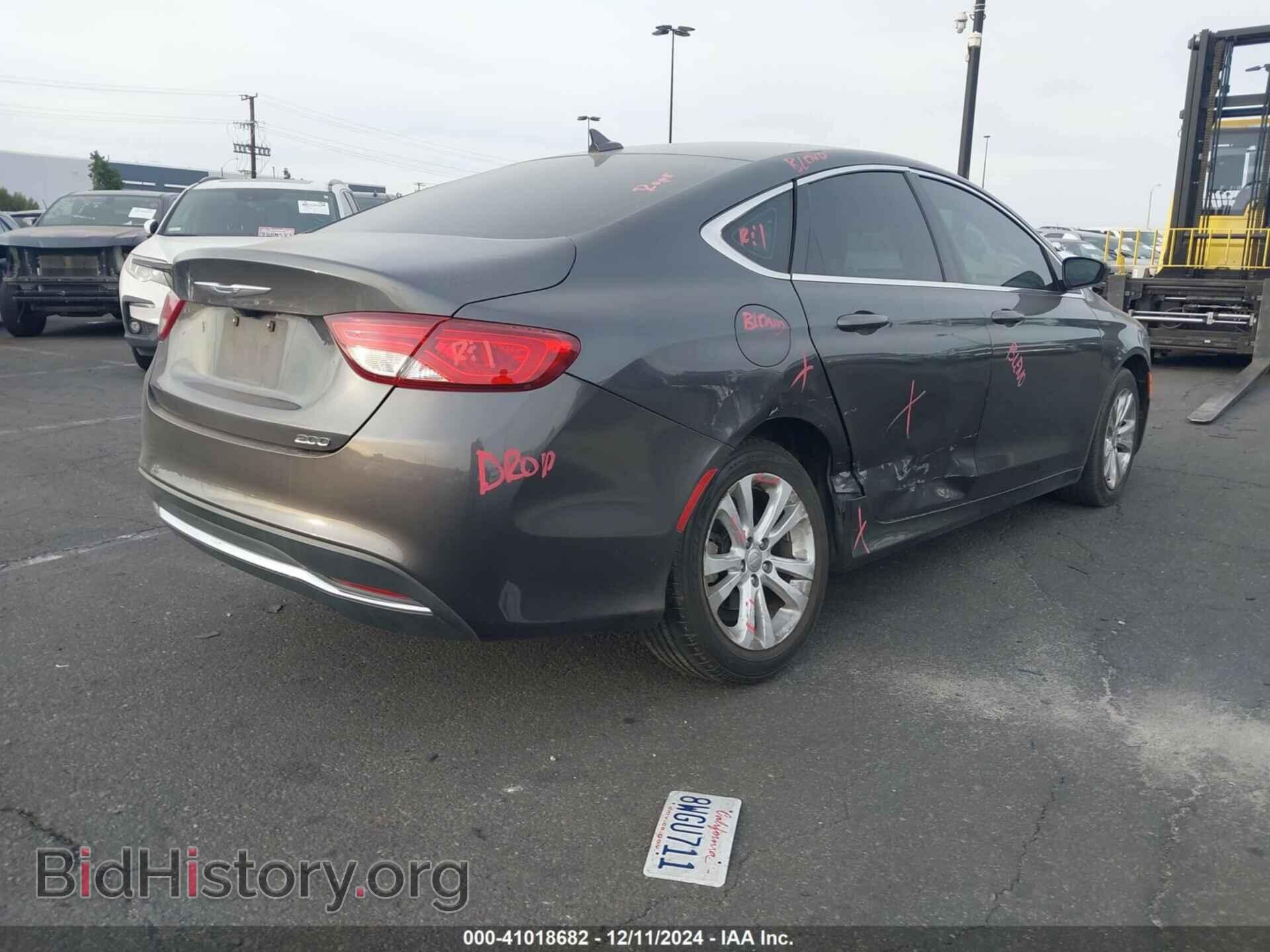 2015 CHRYSLER 200 - VIN: 1C3CCCAB7FN647999 - Фото 4